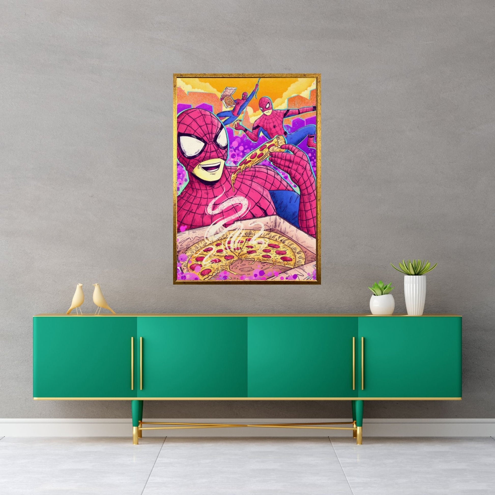 Spiderman Canvas Wall Art - Y Canvas