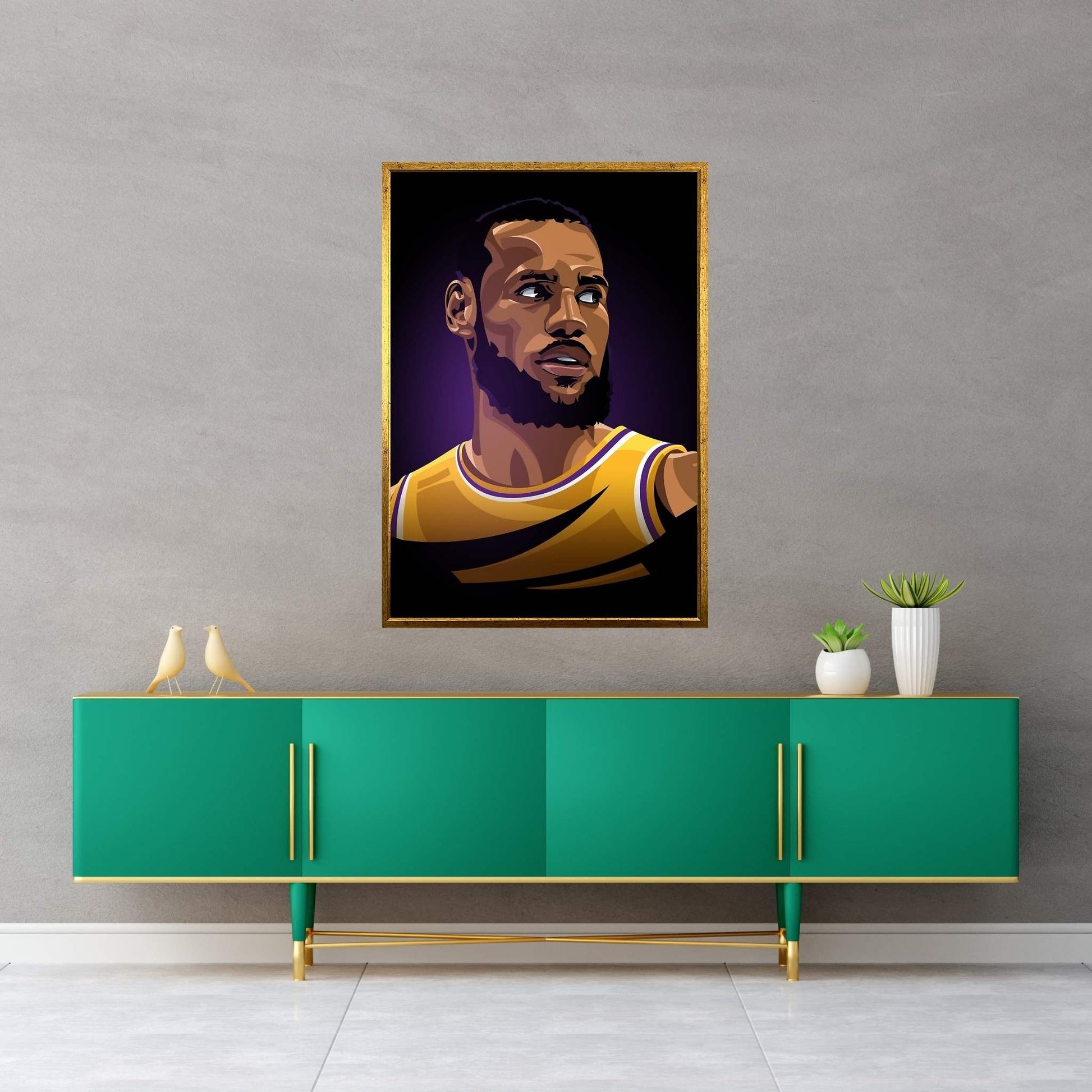 King James Canvas Wall Art - Y Canvas