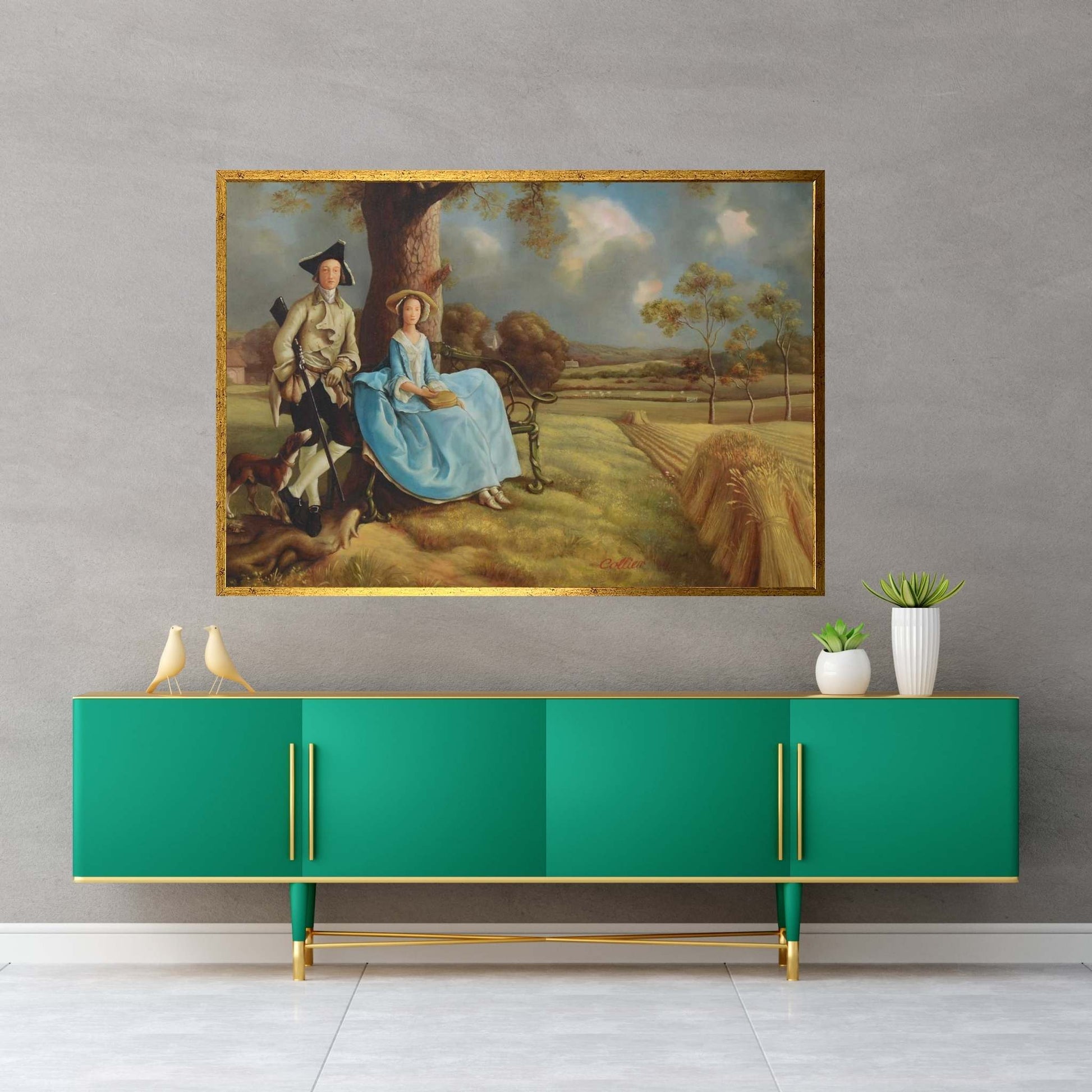 Mr. and Mrs. Andrews Canvas Wall Art - Y Canvas