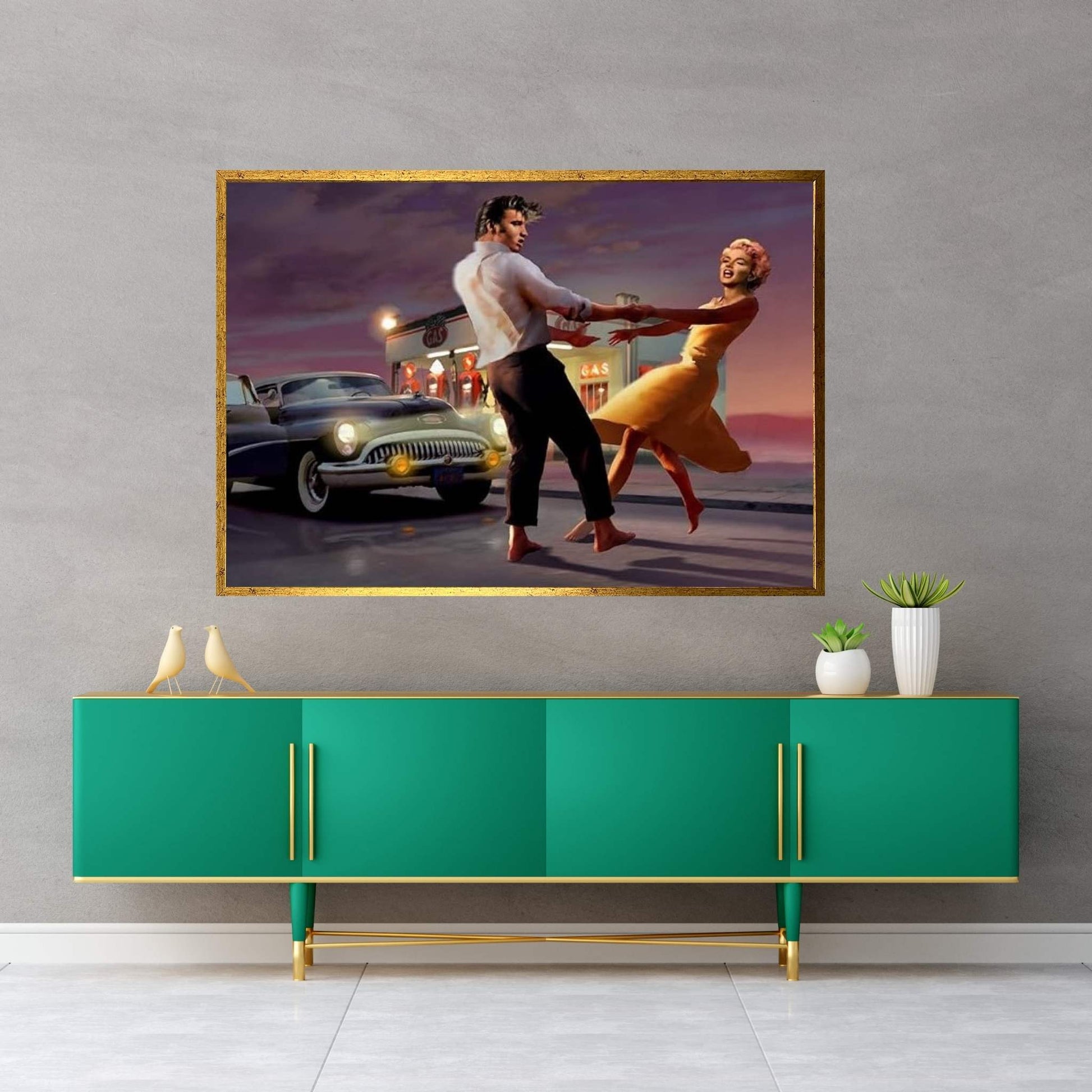 Rendezvous I Canvas Wall Art - Y Canvas