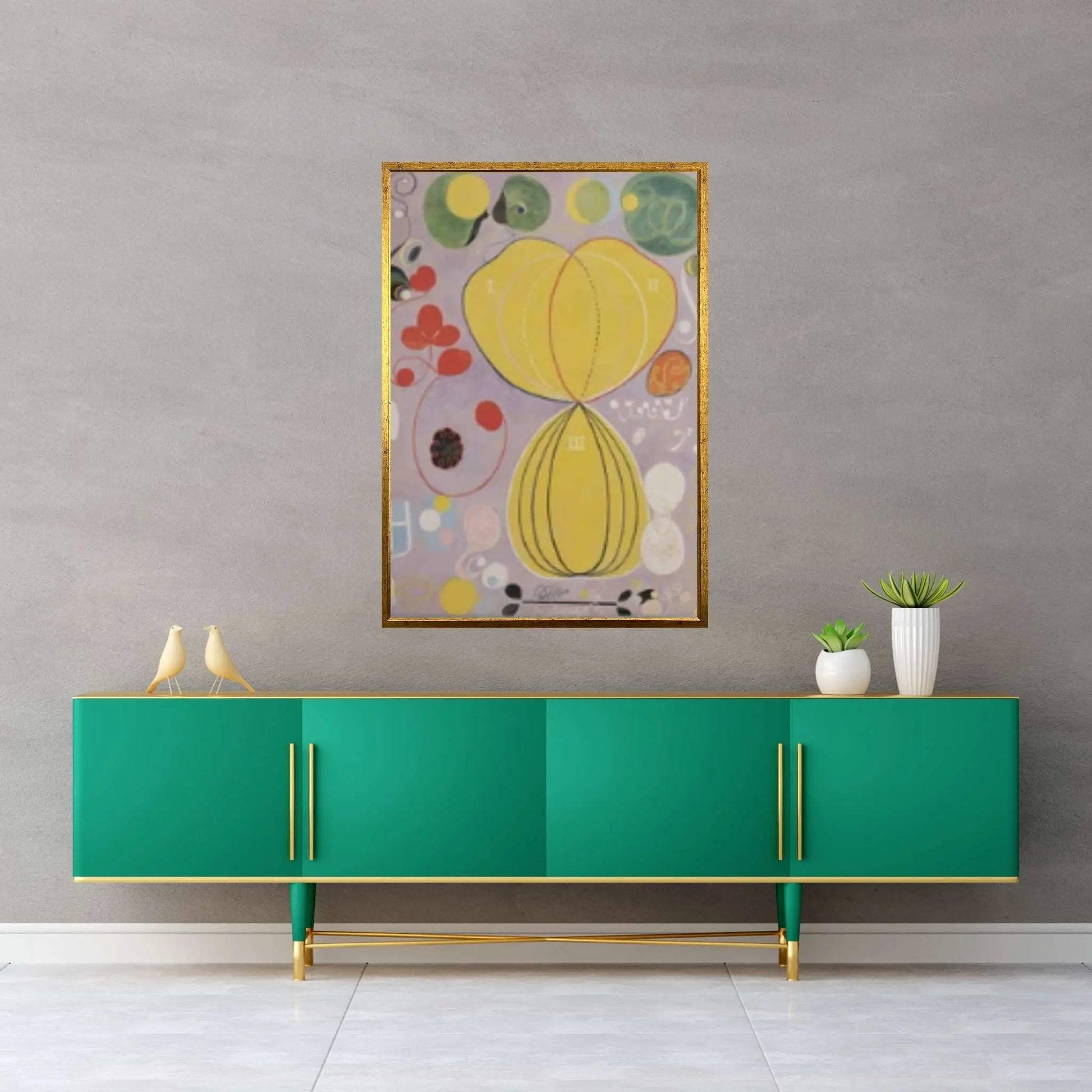 Hilma af Klint Canvas Wall Art Print, The Ten Largest, No. 7 Adulthood Canvas Wall Art - Y Canvas
