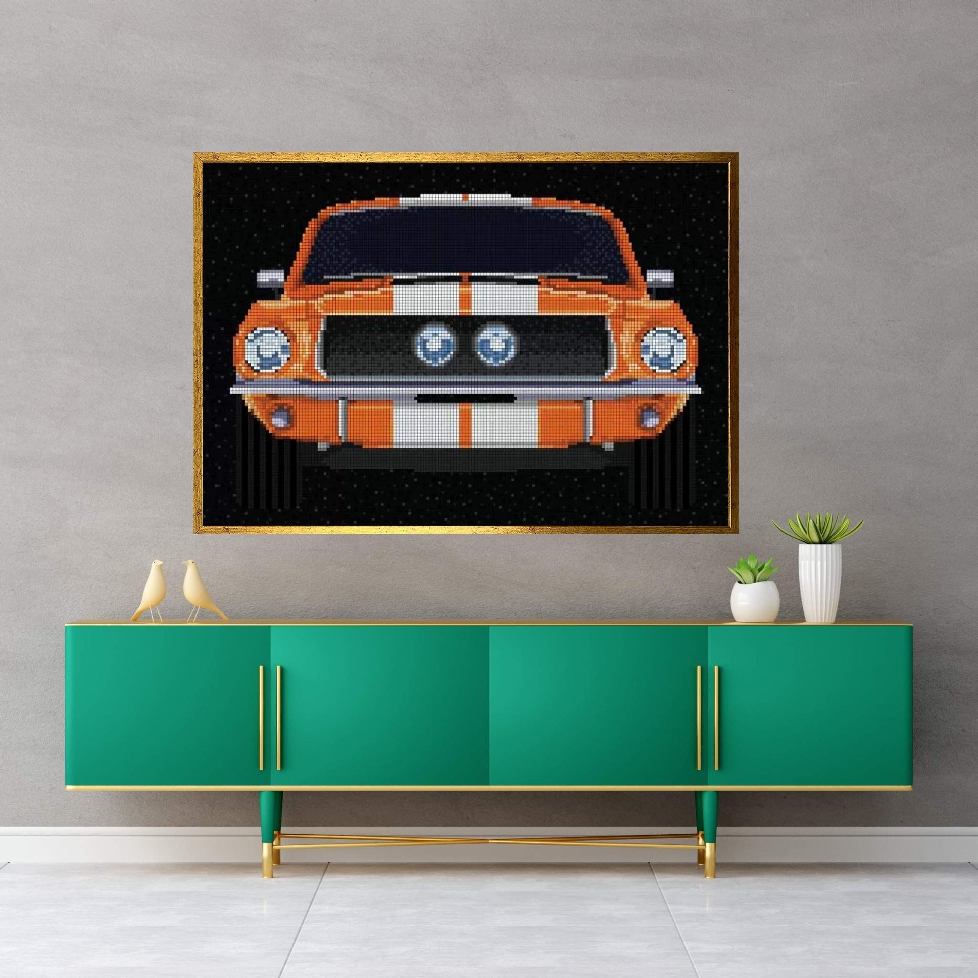 '67 Mustang Canvas Wall Art - Y Canvas