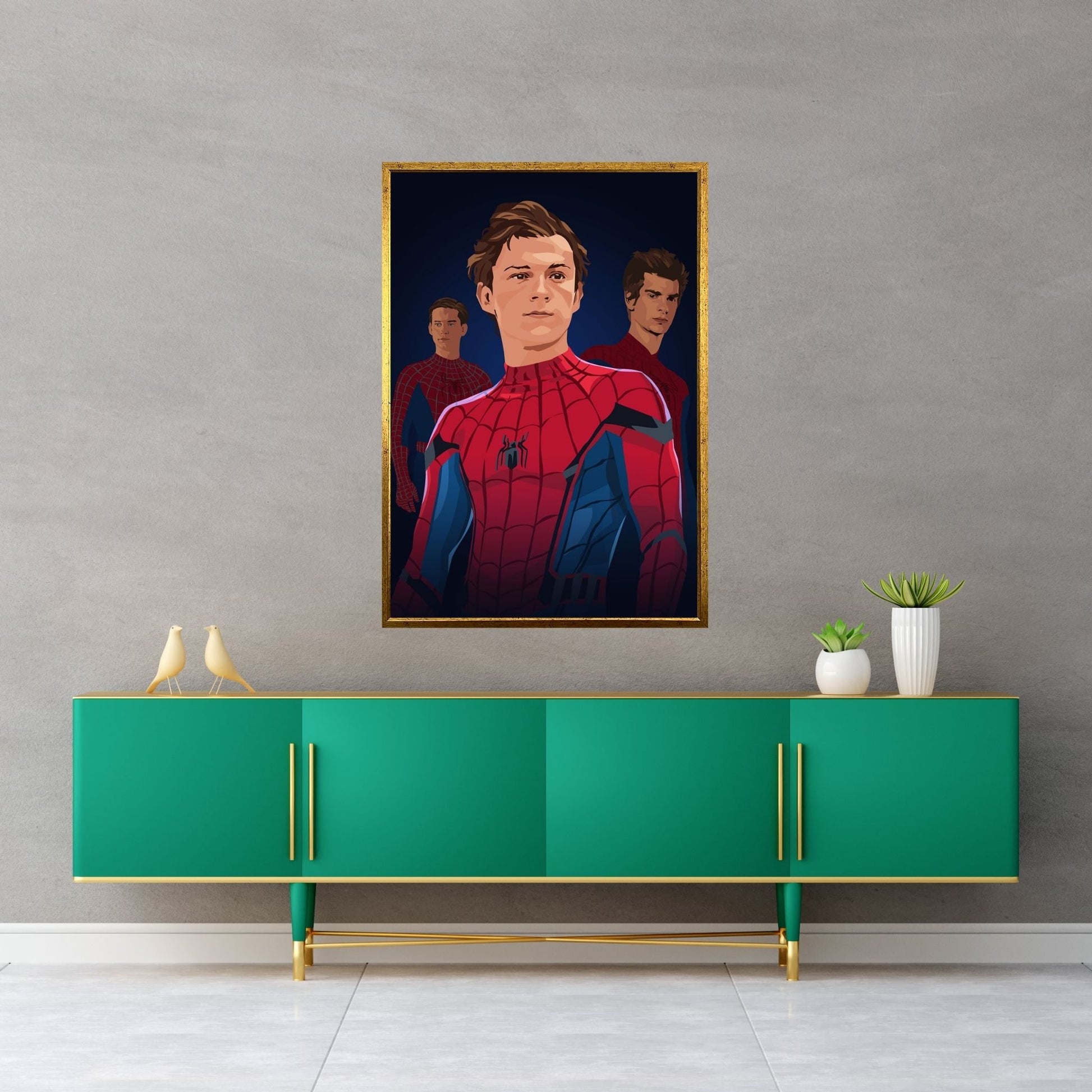 Spiderman Canvas Wall Art - Y Canvas