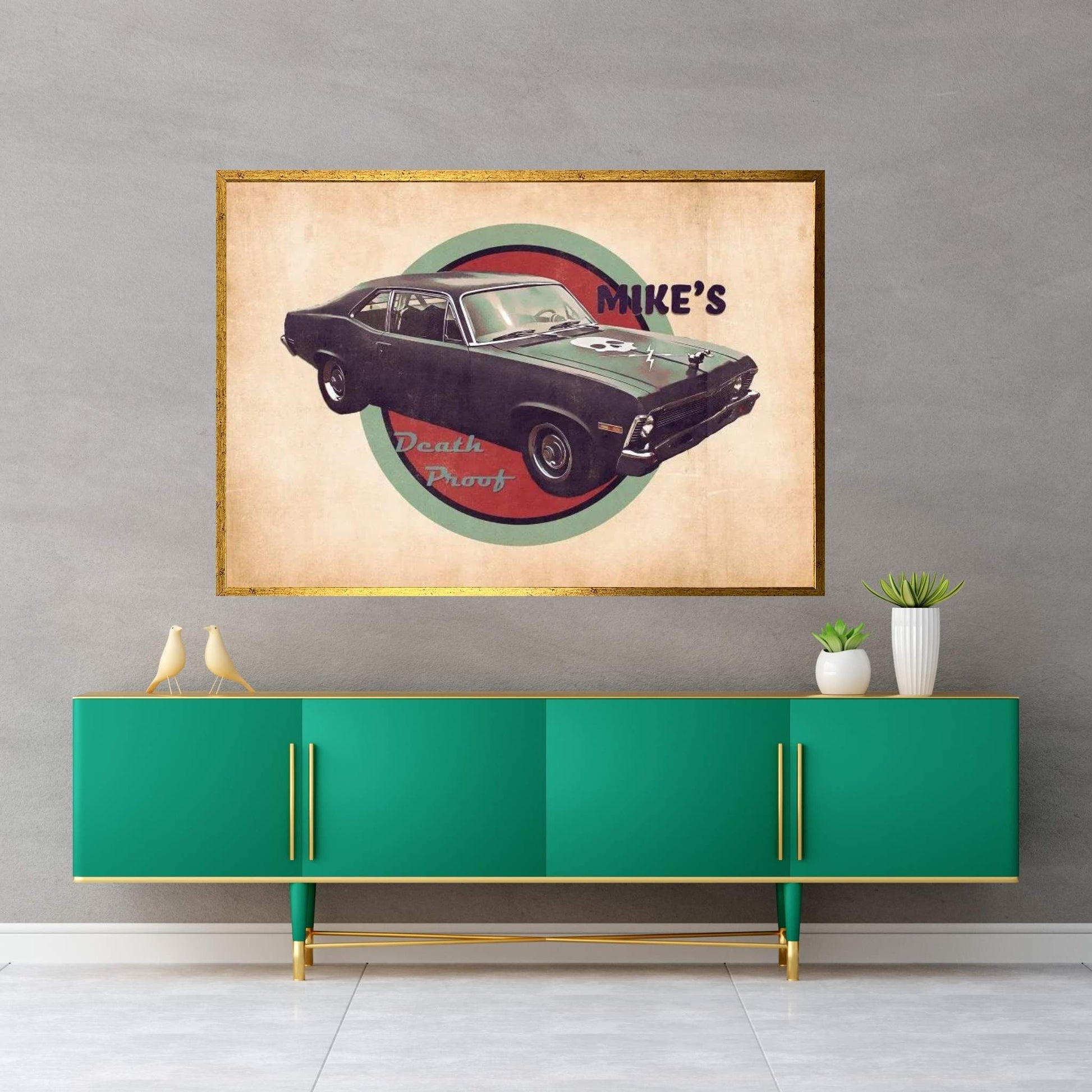 Mike's Death Proof Canvas Wall Art - Y Canvas