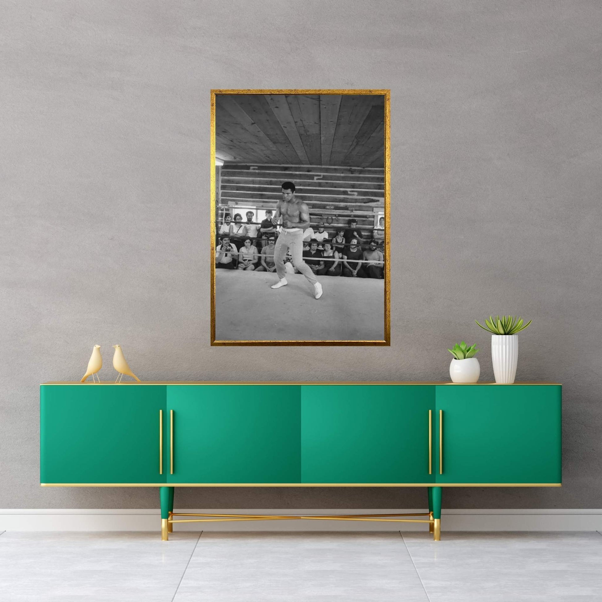 In-Ring Movement At Deer Lake I (Rumble In The Jungle™ Training Camp) Canvas Wall Art - Y Canvas