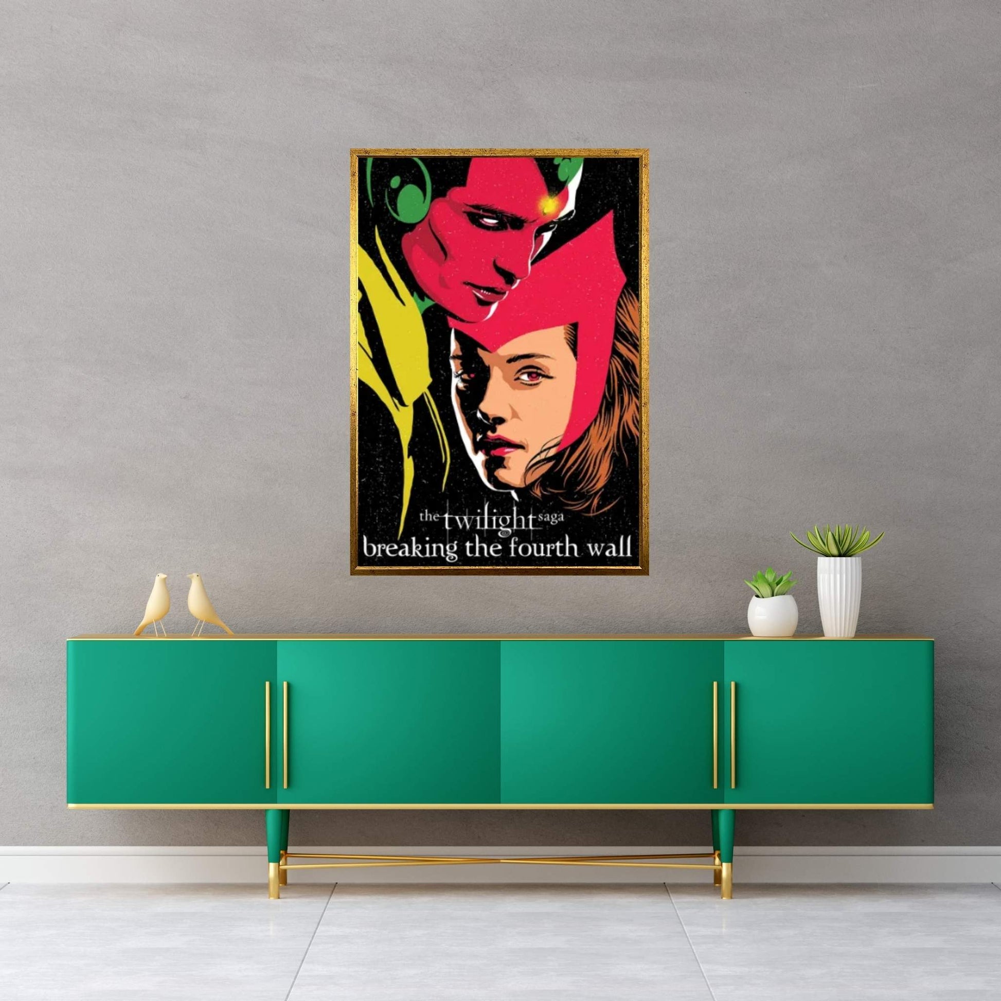 Breaking Wall Canvas Wall Art - Y Canvas