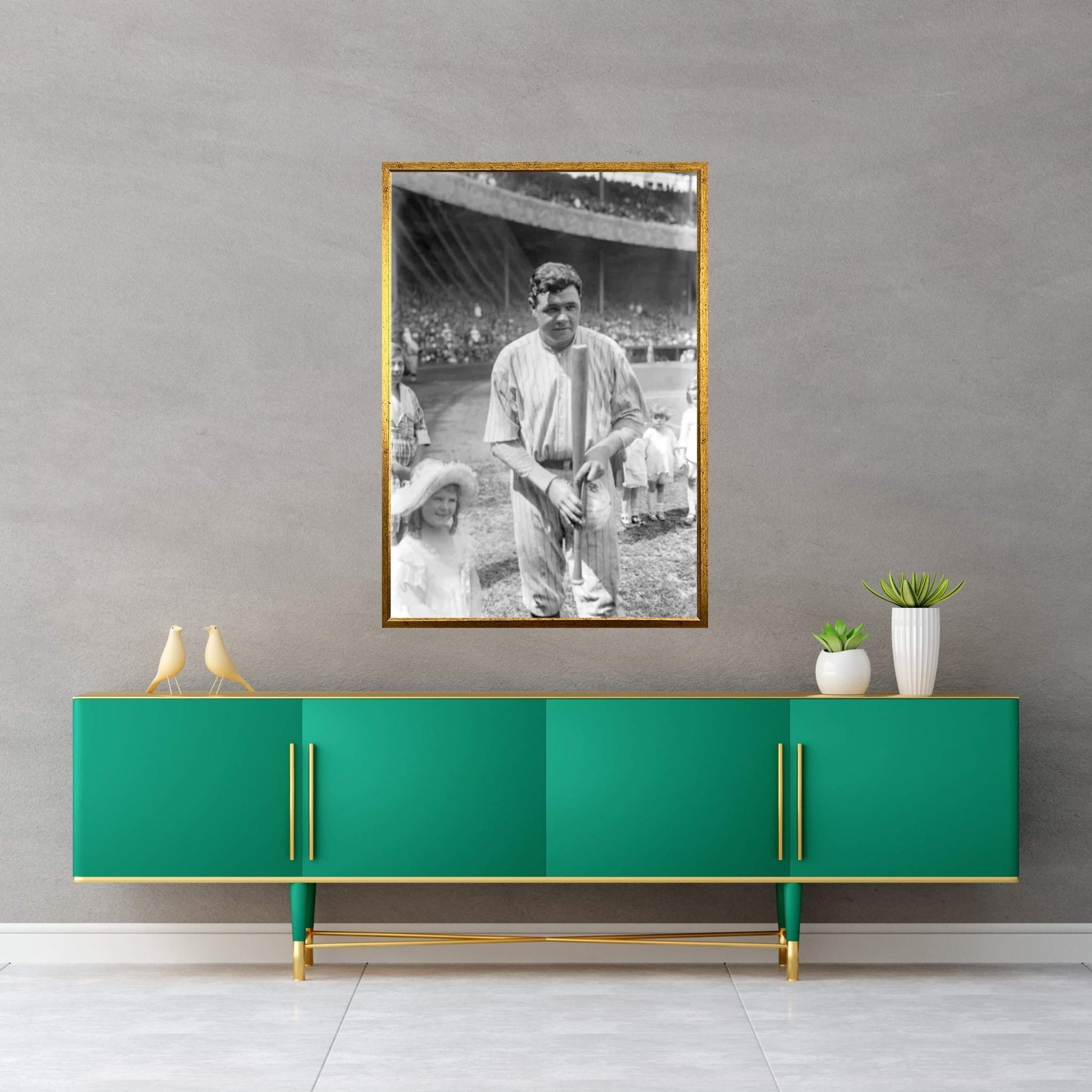 George H. Ruth Canvas Wall Art - Y Canvas