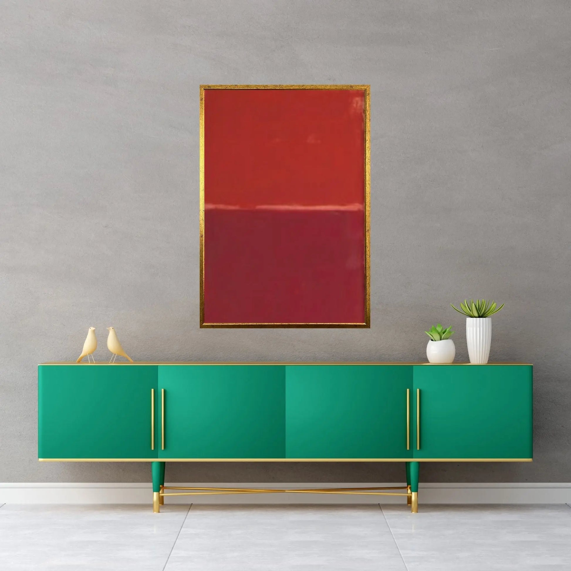 Mark Rothko Frame Canvas/Poster Art Reproduction, Rothko Reproduction - Y Canvas