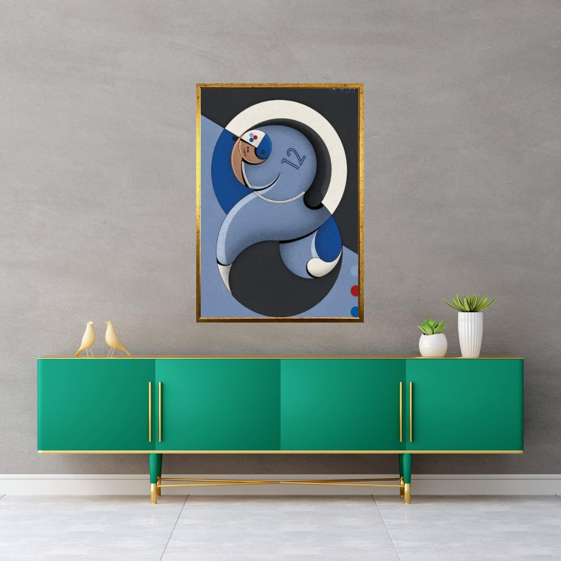 Robbie Canvas Wall Art - Y Canvas