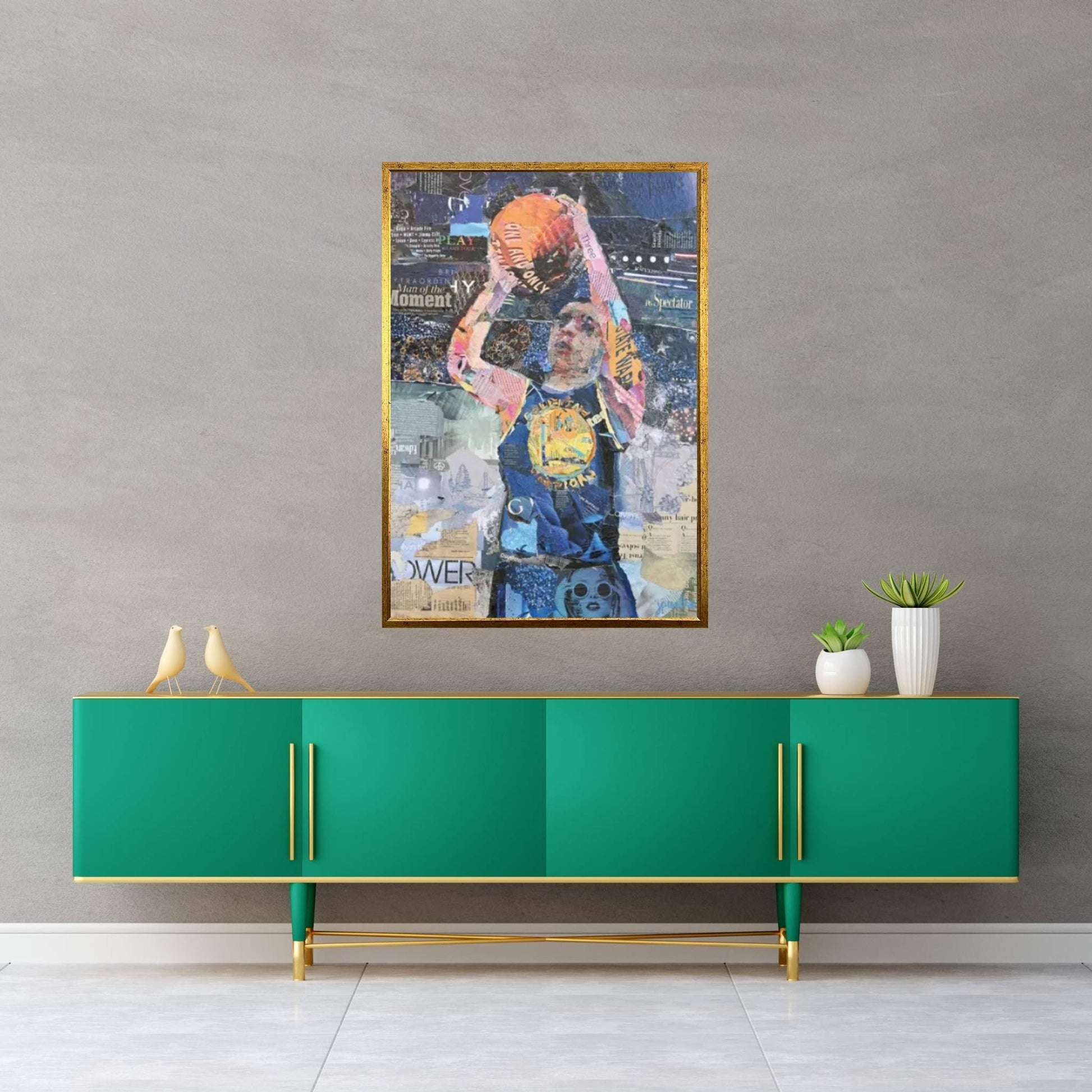 Curry Canvas Wall Art - Y Canvas