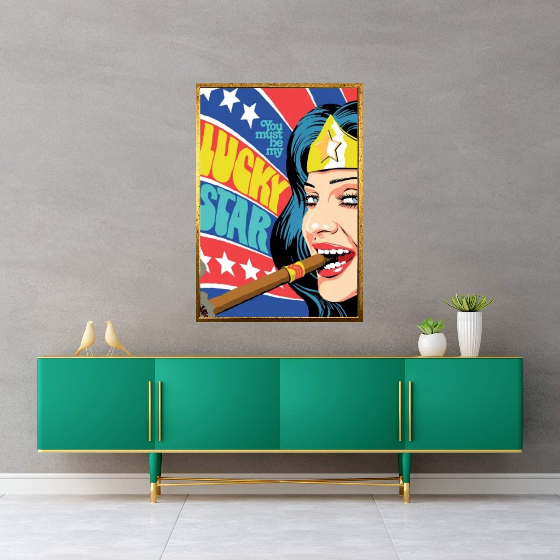 The Star Canvas Wall Art - Y Canvas