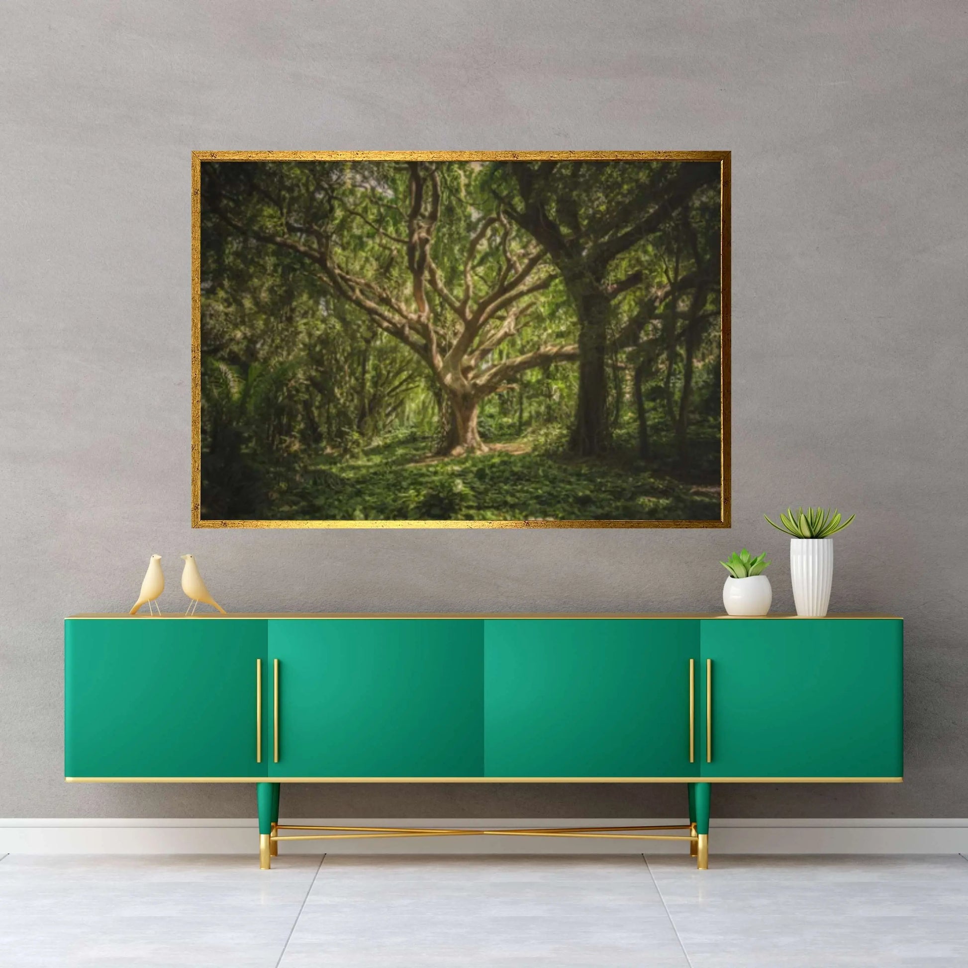 Forest Wall Art, Forest Canvas, Landscape Wall Art, Landscape Canvas, Forest Wall Decor - Y Canvas