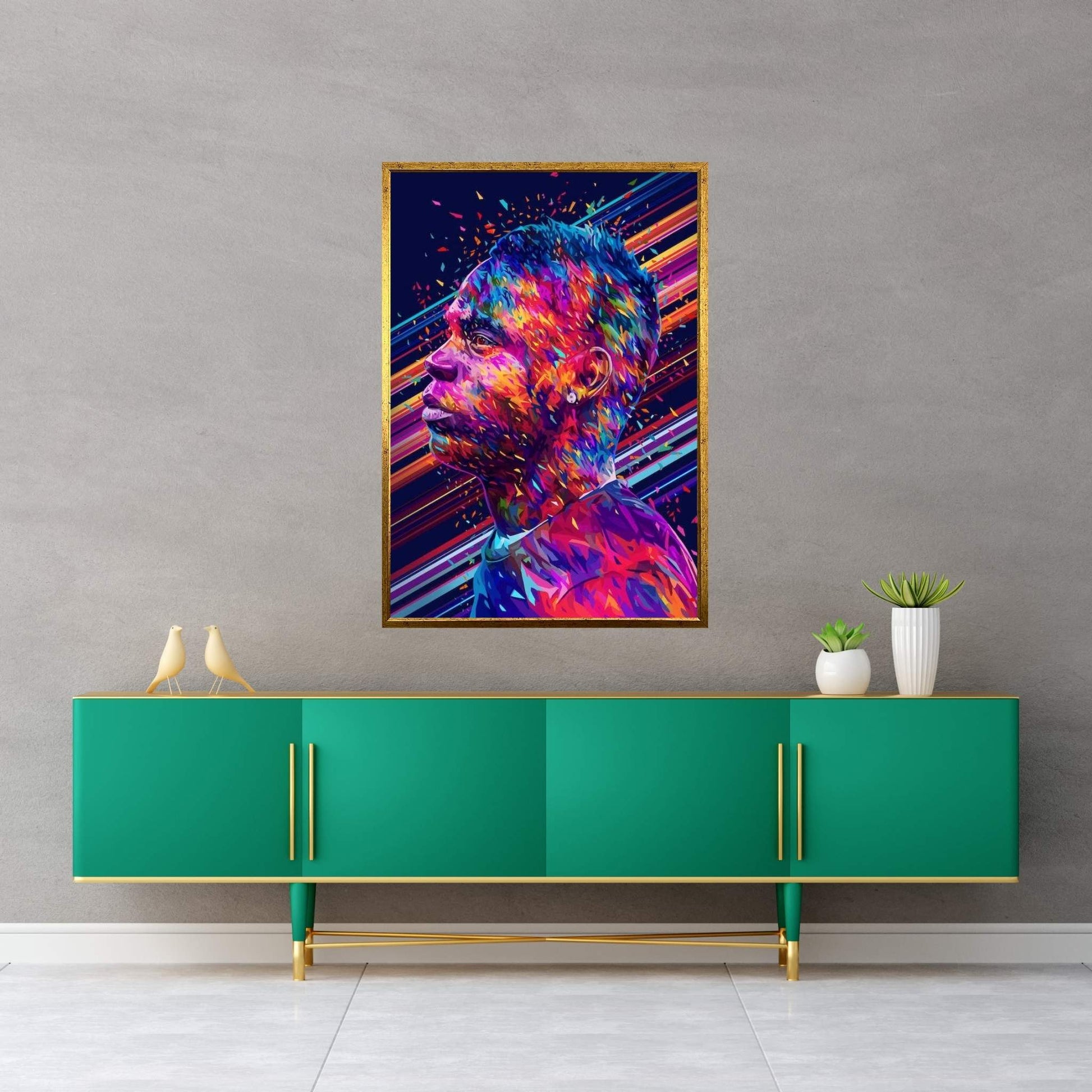 Balotelli Canvas Wall Art - Y Canvas