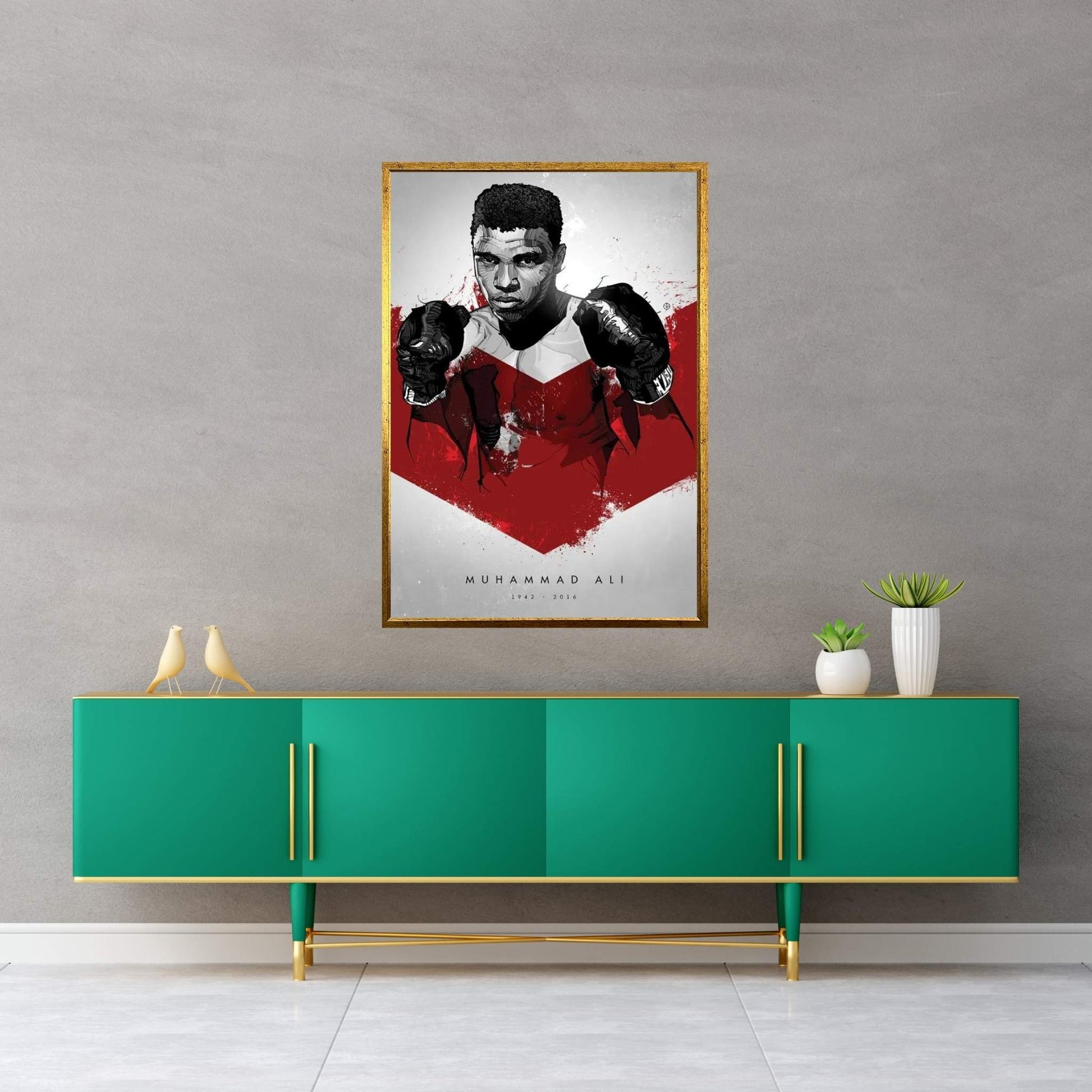 Ali Canvas Wall Art - Y Canvas