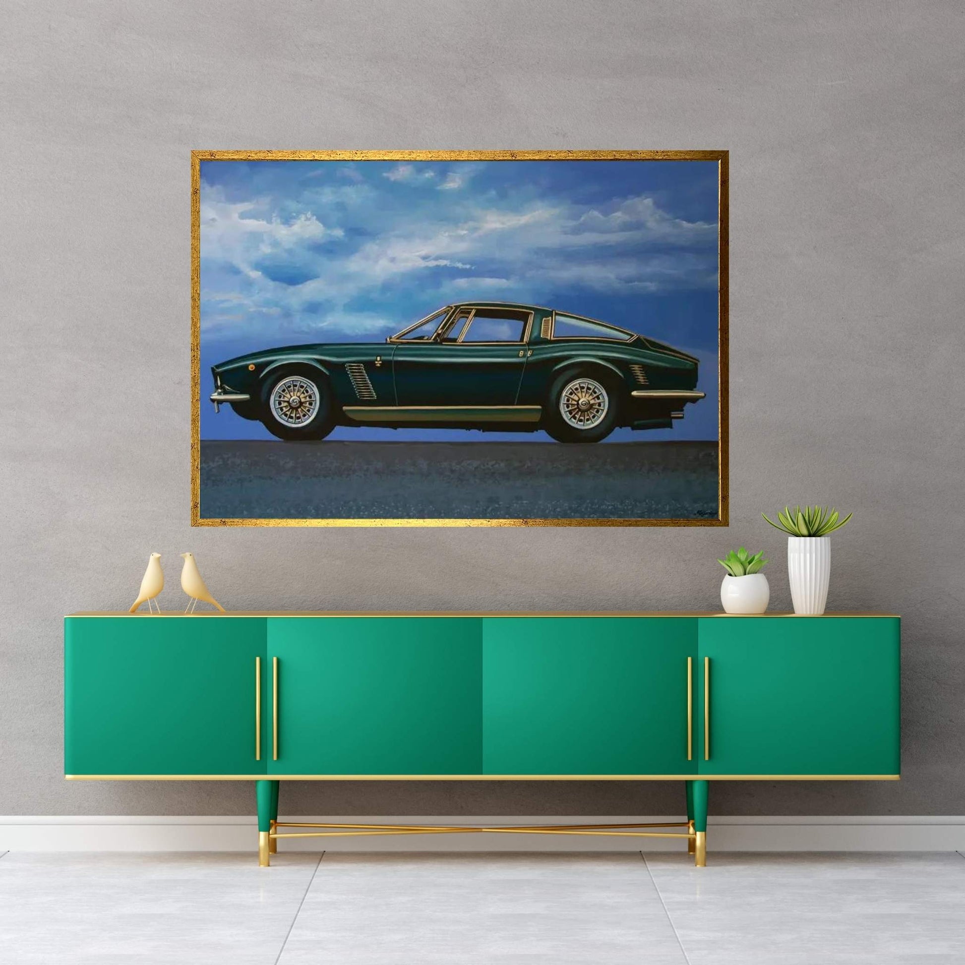 Iso Grifo GL 1963 Canvas Wall Art - Y Canvas