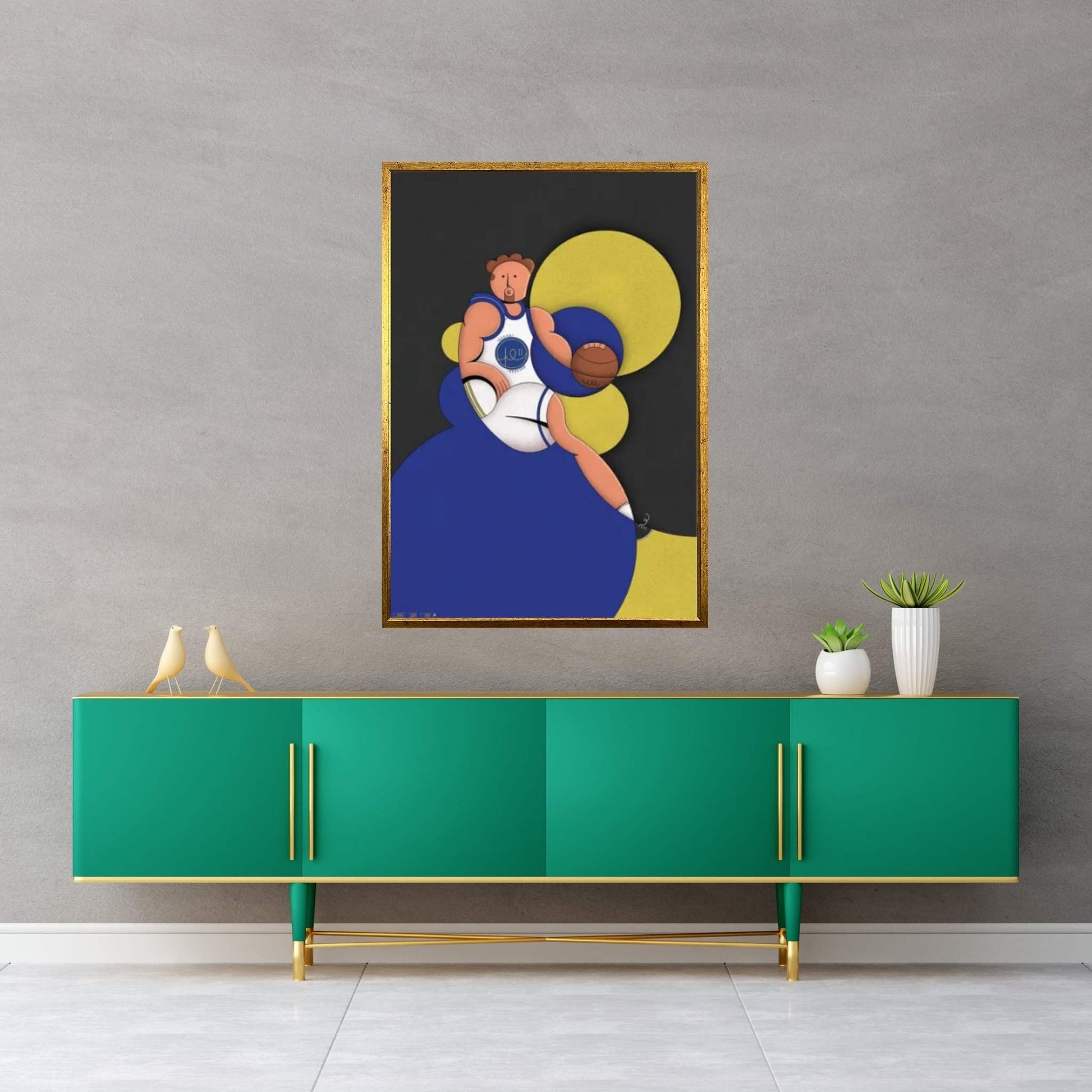 Klay Canvas Wall Art - Y Canvas