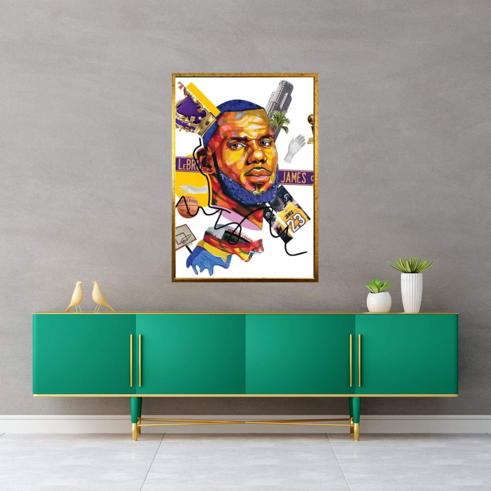 Lebron James Canvas Wall Art - Y Canvas