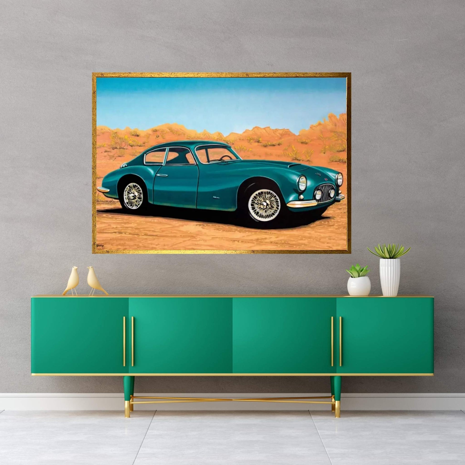 Fiat V8 Canvas Wall Art - Y Canvas