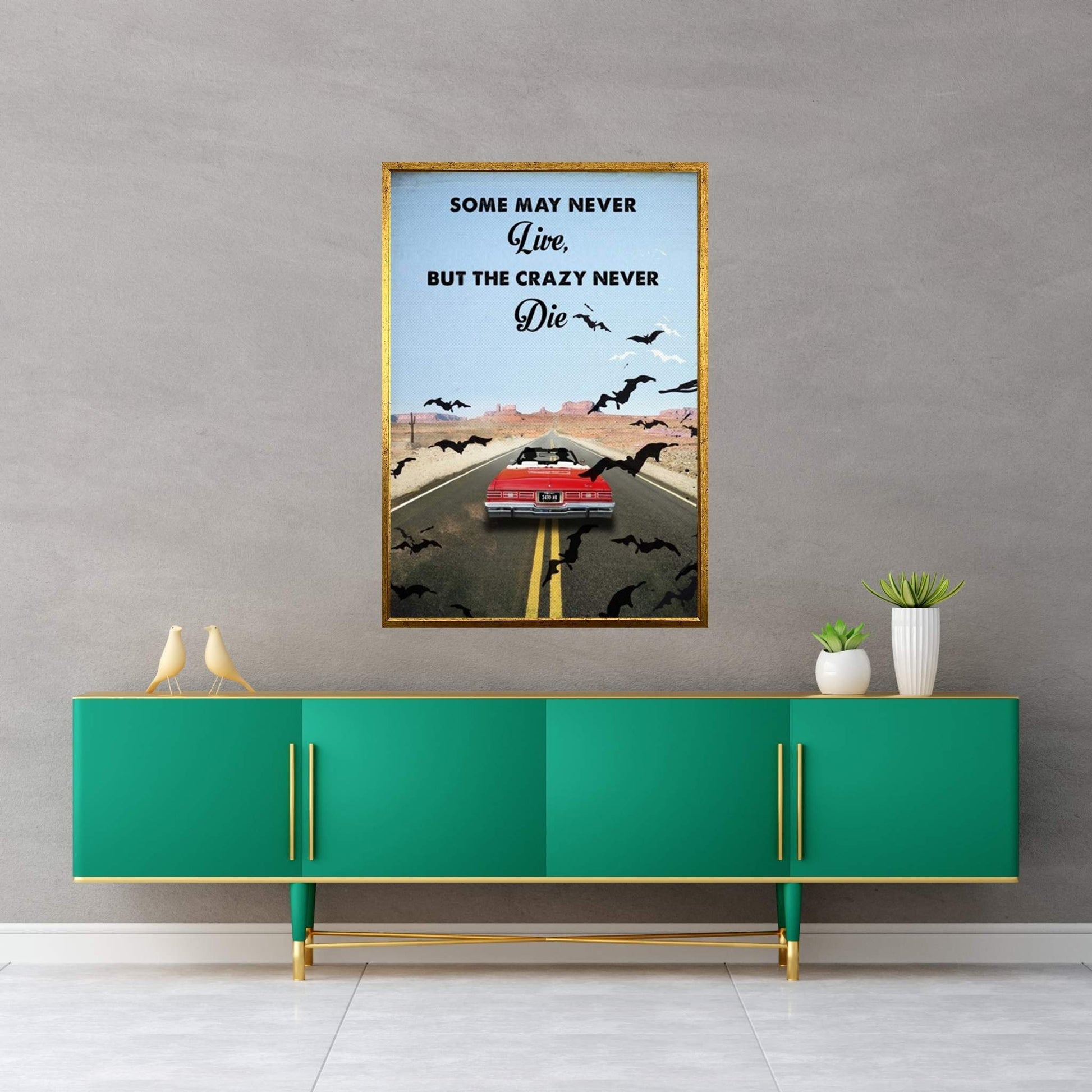 Fear And Loathing In Las Vegas Travel Movie Art Canvas Wall Art - Y Canvas