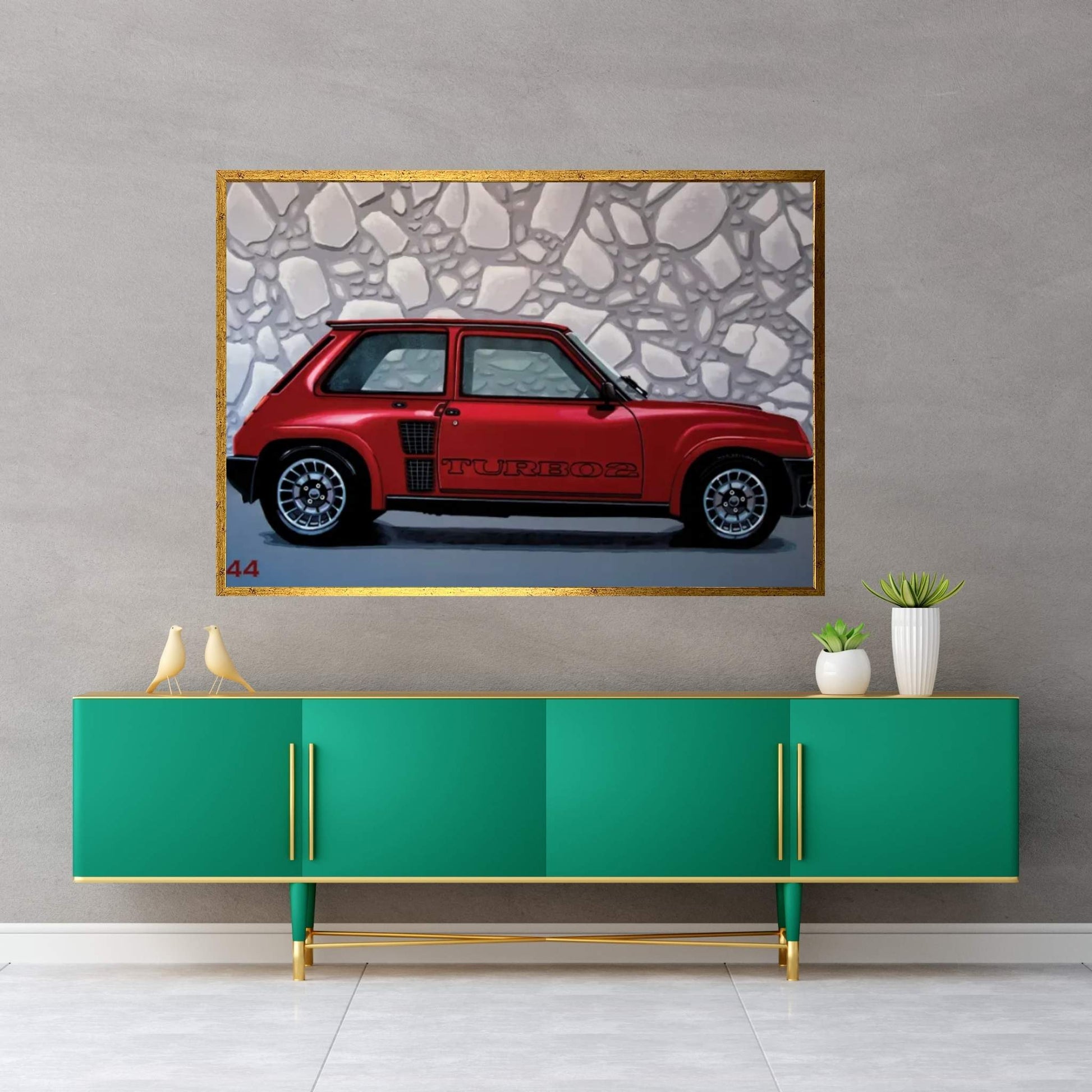Renault 5 Turbo 1980 Canvas Wall Art - Y Canvas