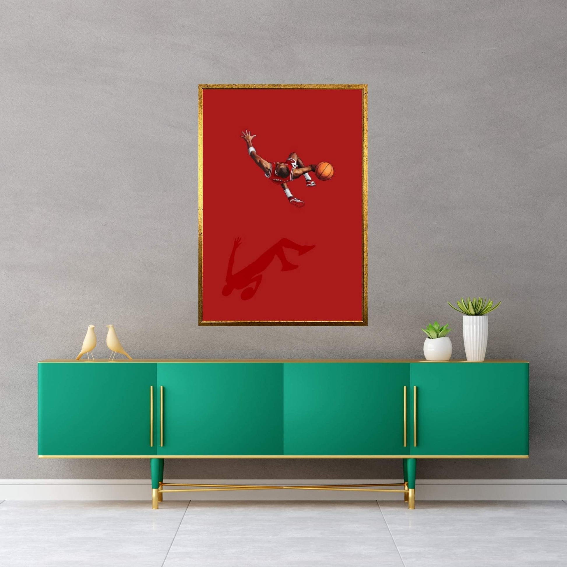 Frequent Fliers Jordan Canvas Wall Art - Y Canvas