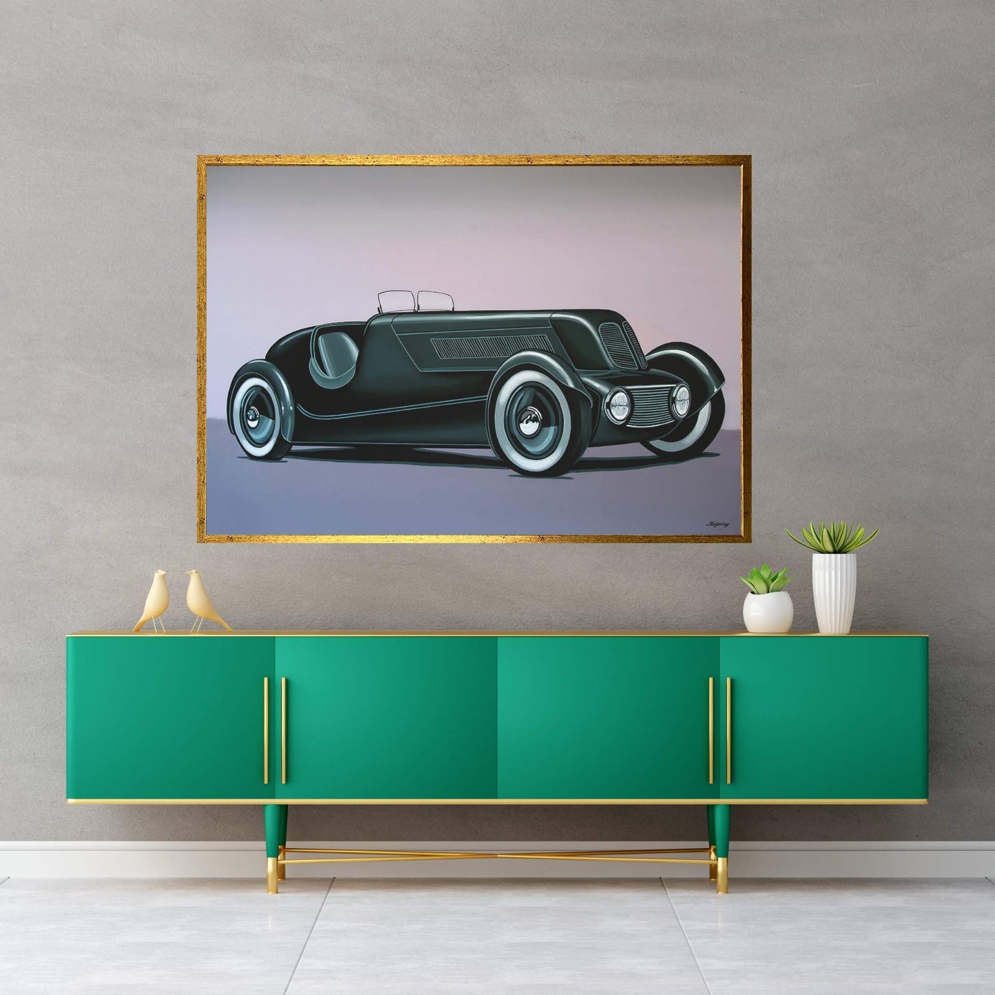 Edsel Ford Model 40 Special Speedster 1934 Canvas Wall Art - Y Canvas