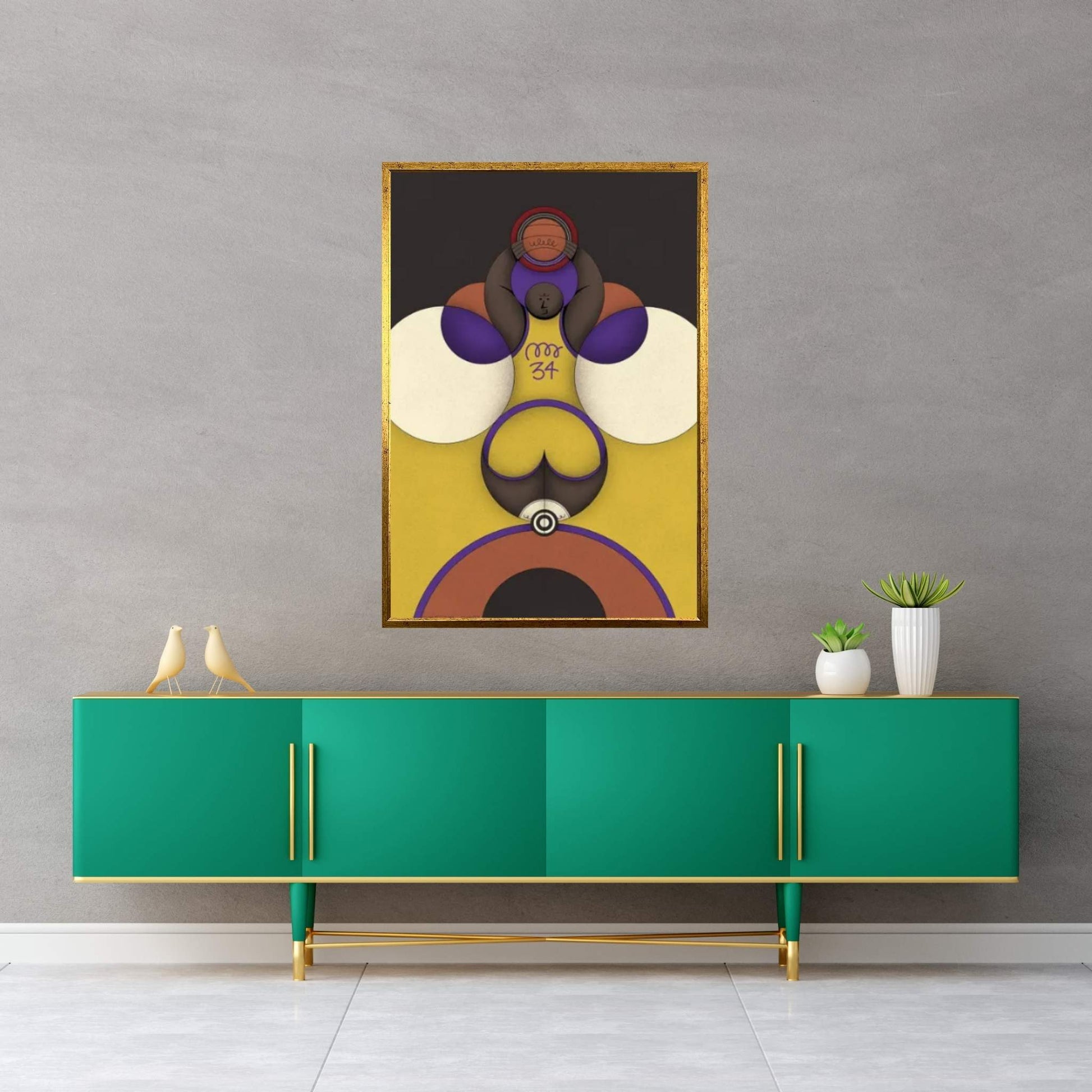 Shaqnosis Canvas Wall Art - Y Canvas
