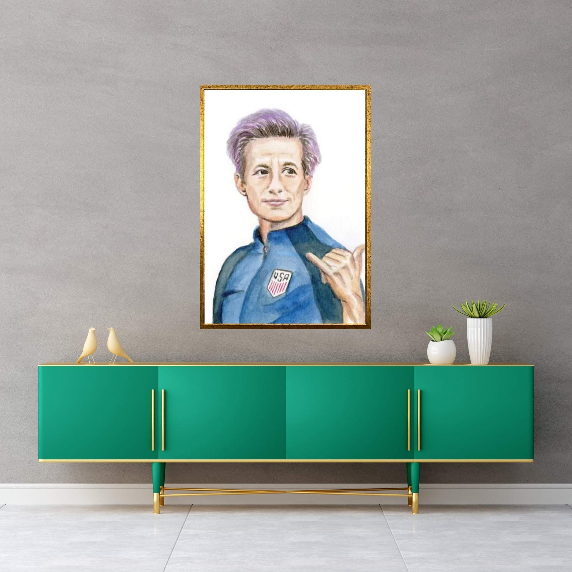 Megan Rapinoe Canvas Wall Art - Y Canvas
