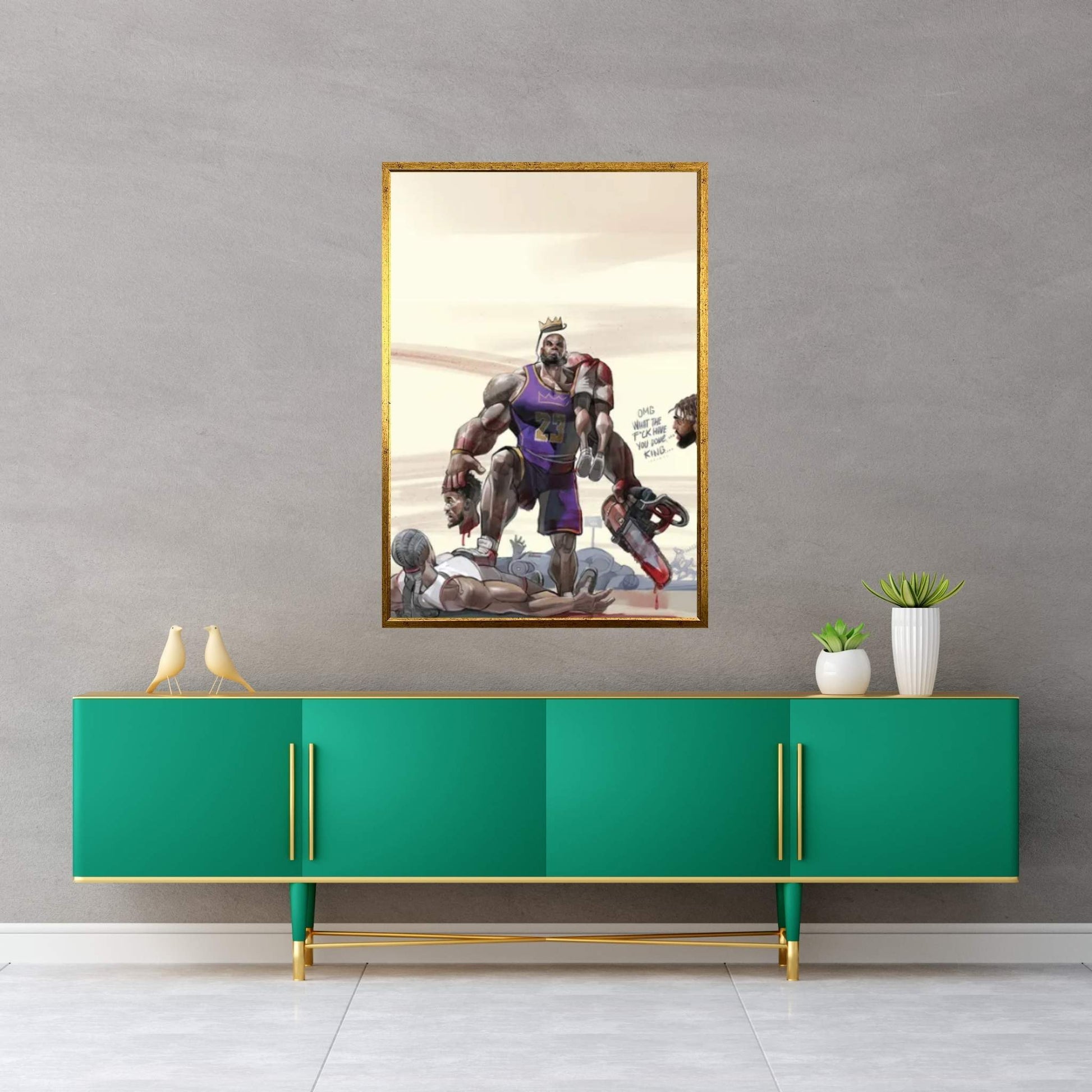 Bloody Madness Canvas Wall Art - Y Canvas