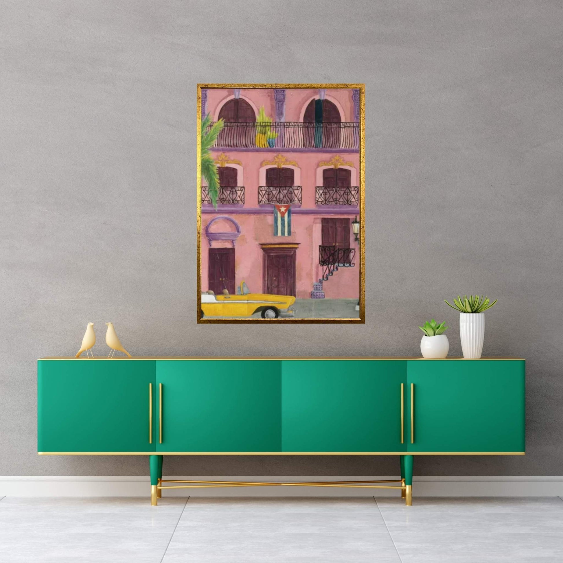 Havana II Canvas Wall Art - Y Canvas