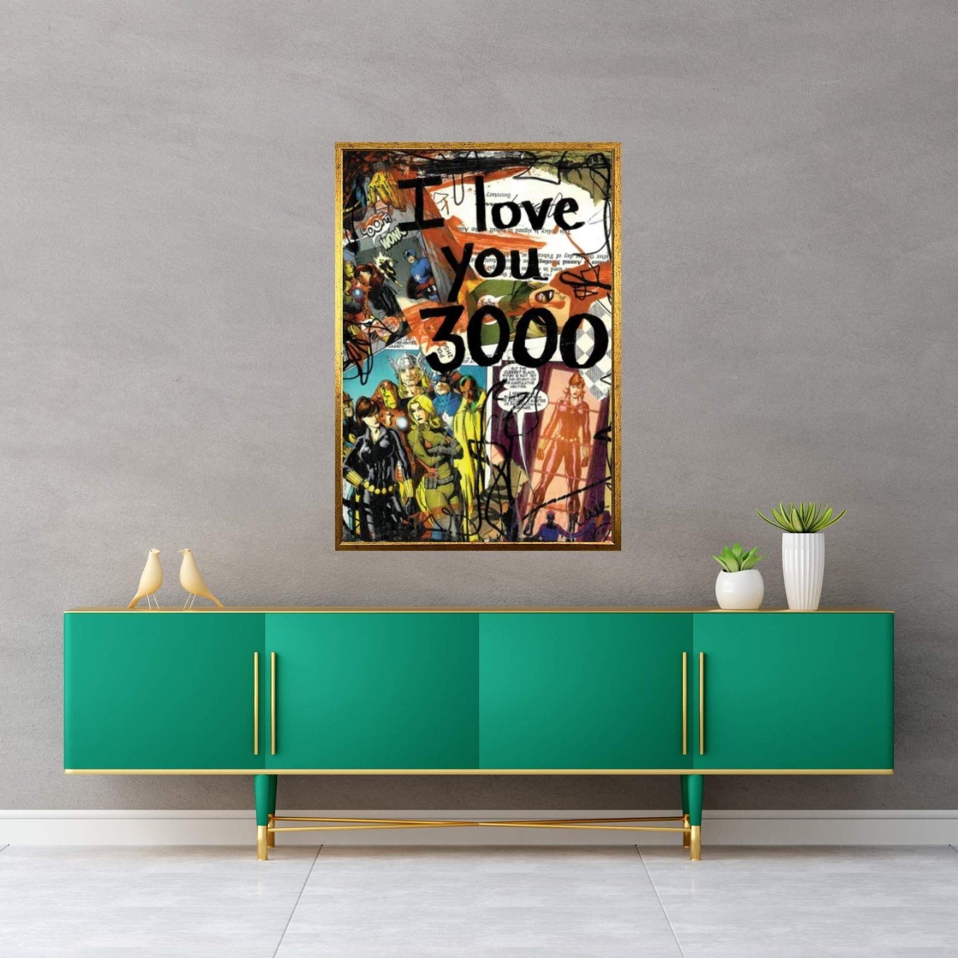 3000 Avengers Iron Man Canvas Wall Art - Y Canvas