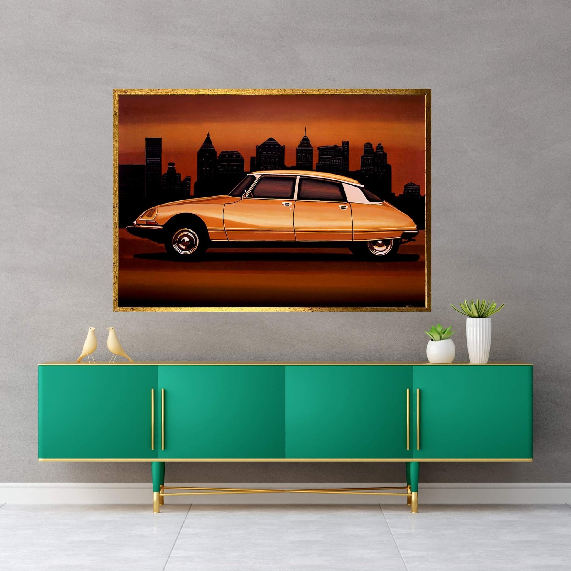 Citroen DS 1955 Canvas Wall Art - Y Canvas