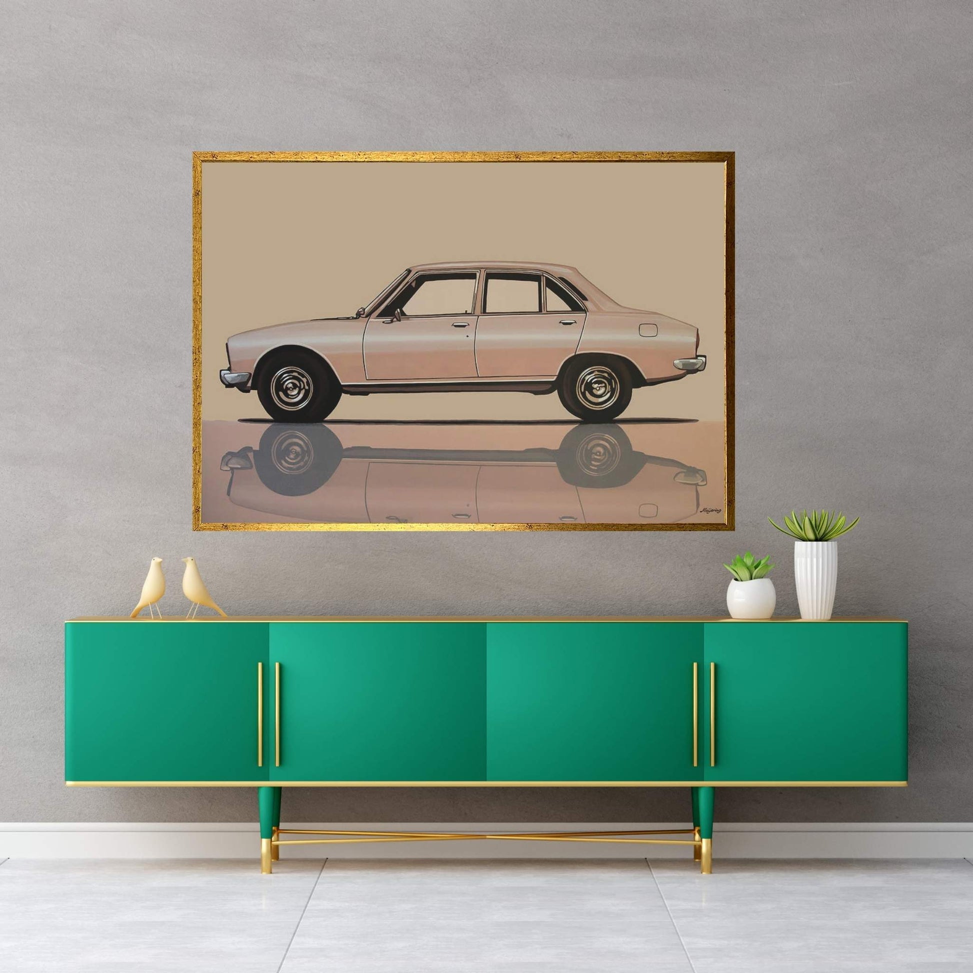 Peugeot 504 1968 Canvas Wall Art - Y Canvas