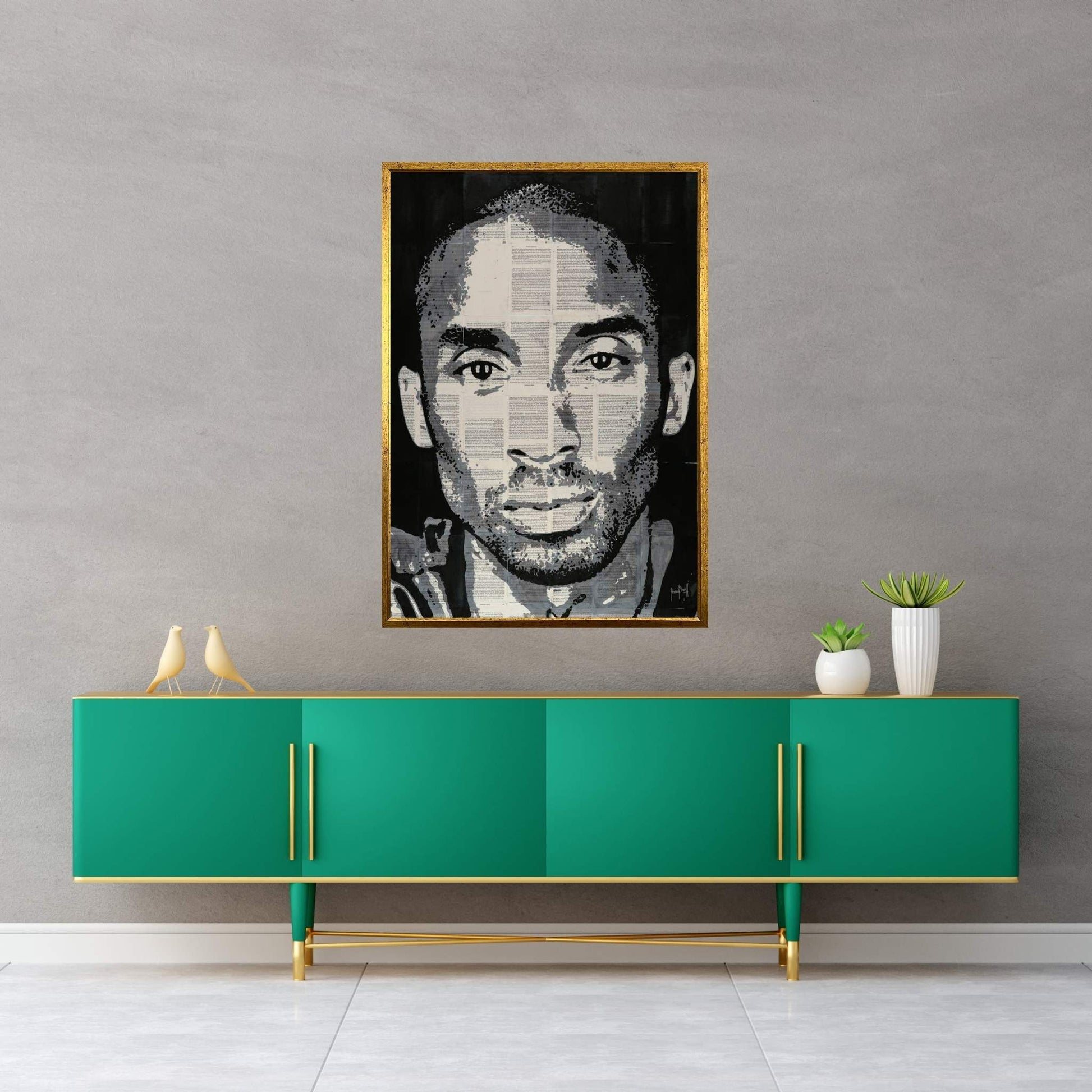 Kobe Bryant Canvas Wall Art - Y Canvas