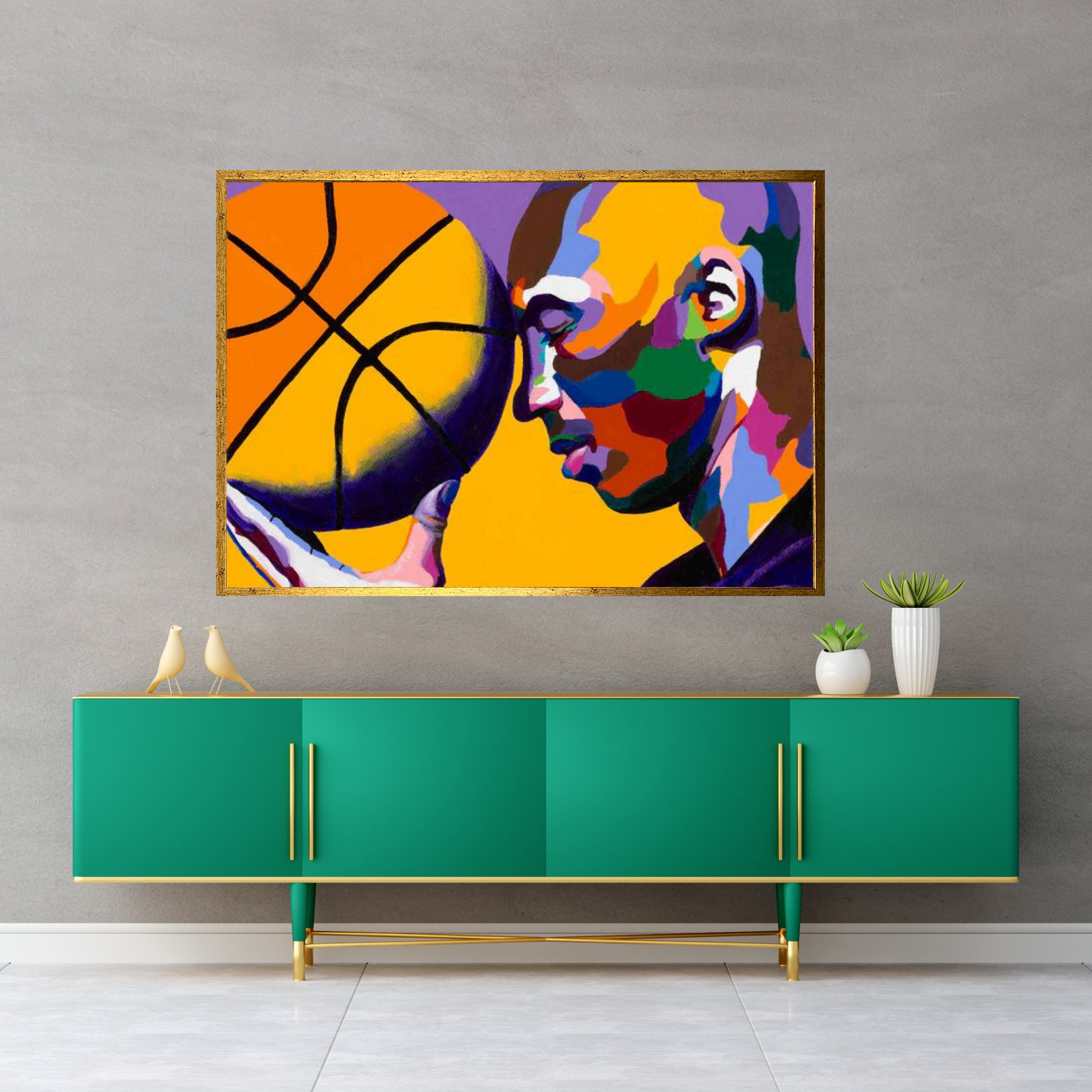 One With The Game Canvas Wall Art - Y Canvas