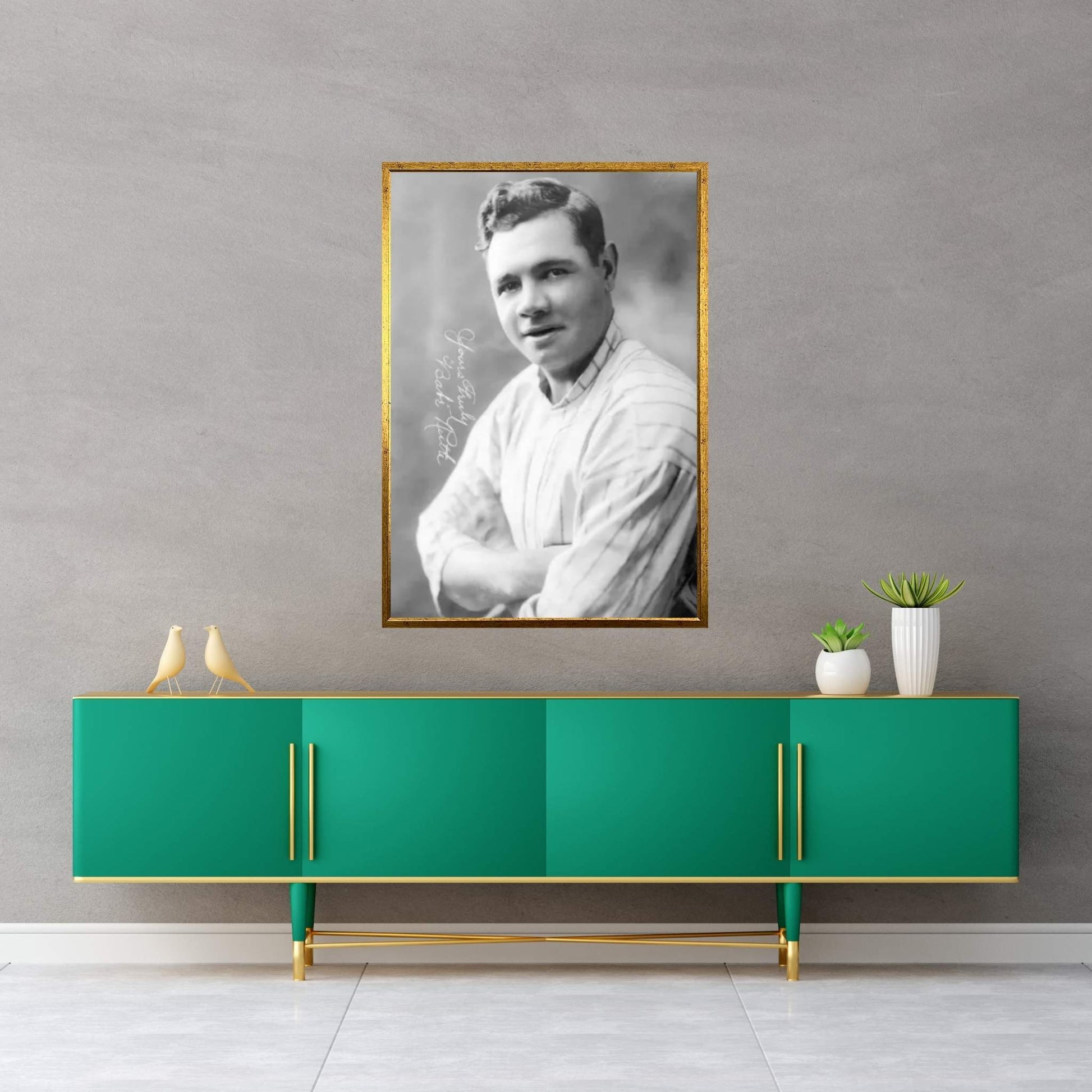 George H. Ruth Canvas Wall Art - Y Canvas