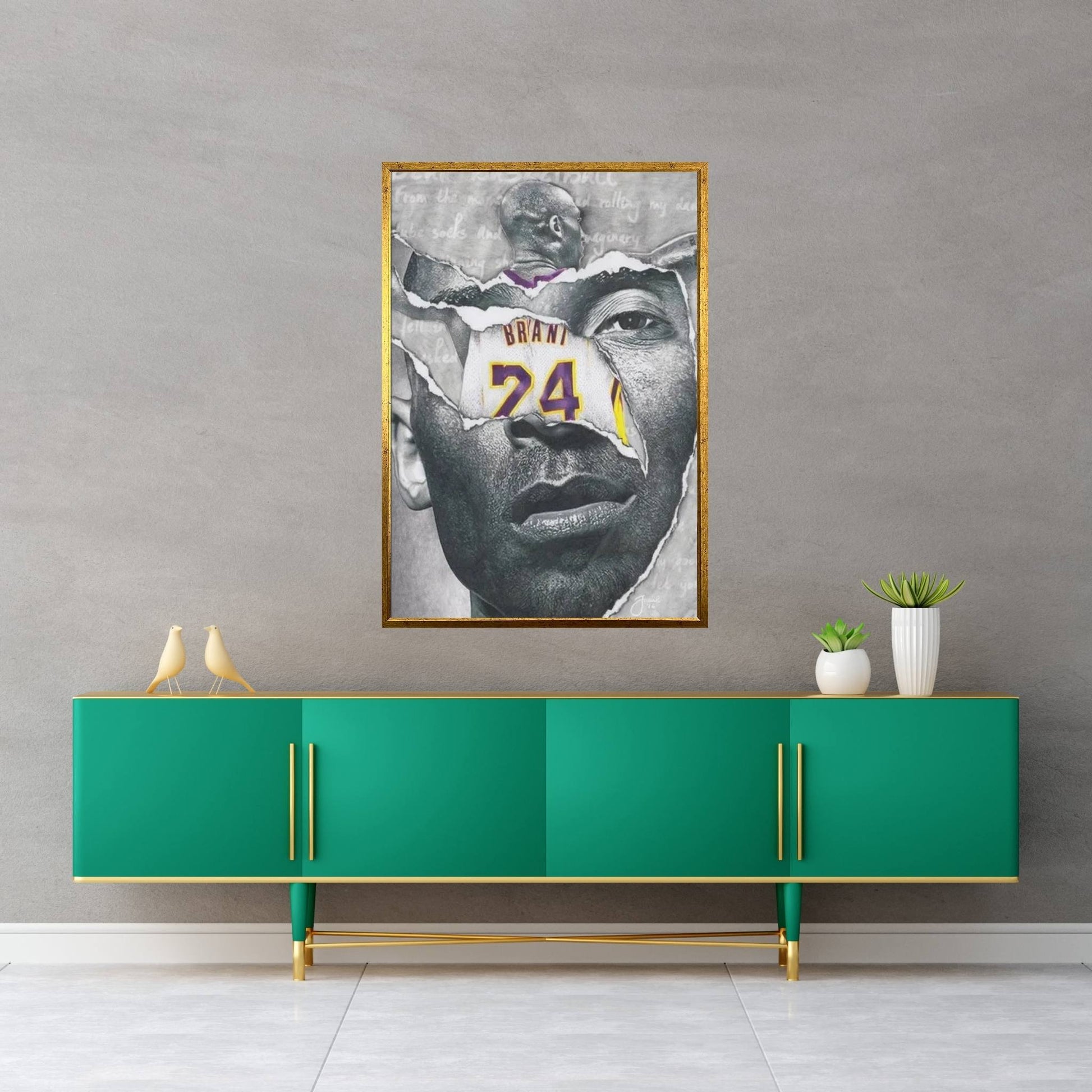 Dear, Basketball Canvas Wall Art - Y Canvas