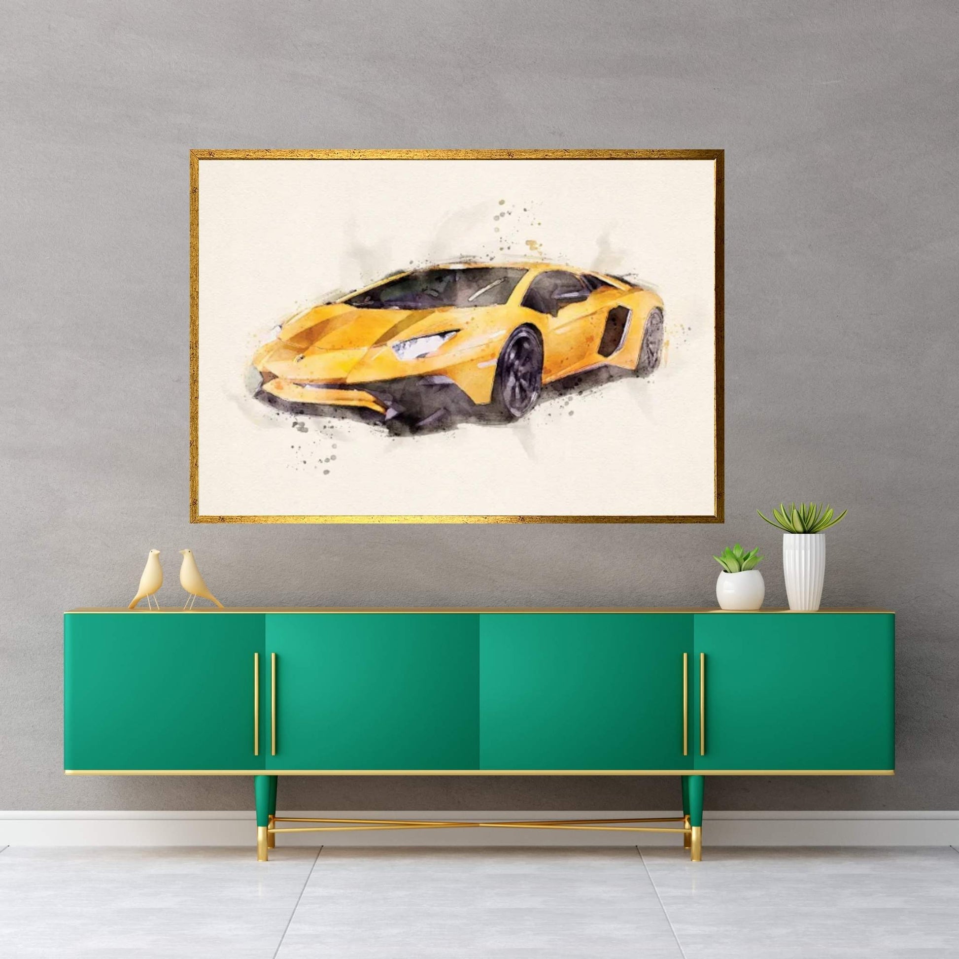 Lamborghini Aventador Torado Hp-750 Canvas Wall Art - Y Canvas
