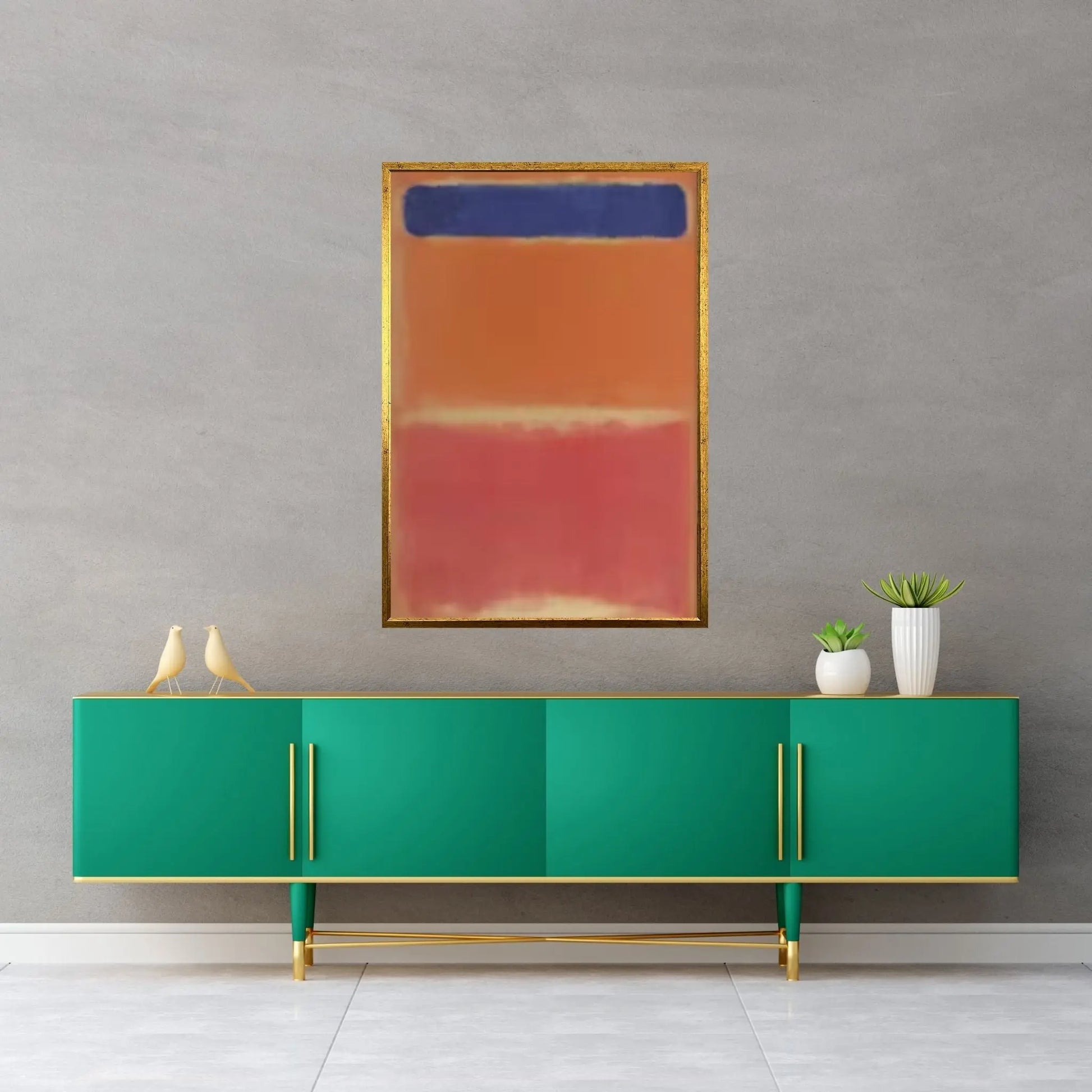 Mark Rothko Frame Canvas/Poster Art Reproduction, Rothko Reproduction - Y Canvas