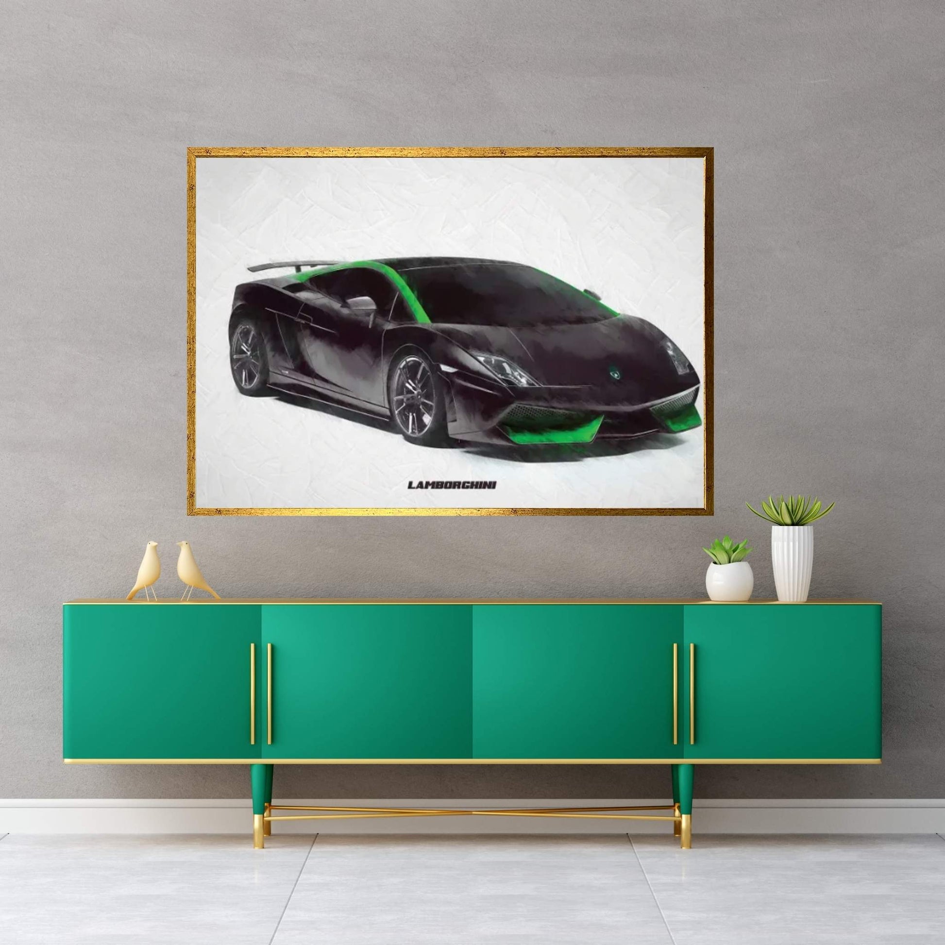 Lamborghini II Canvas Wall Art - Y Canvas