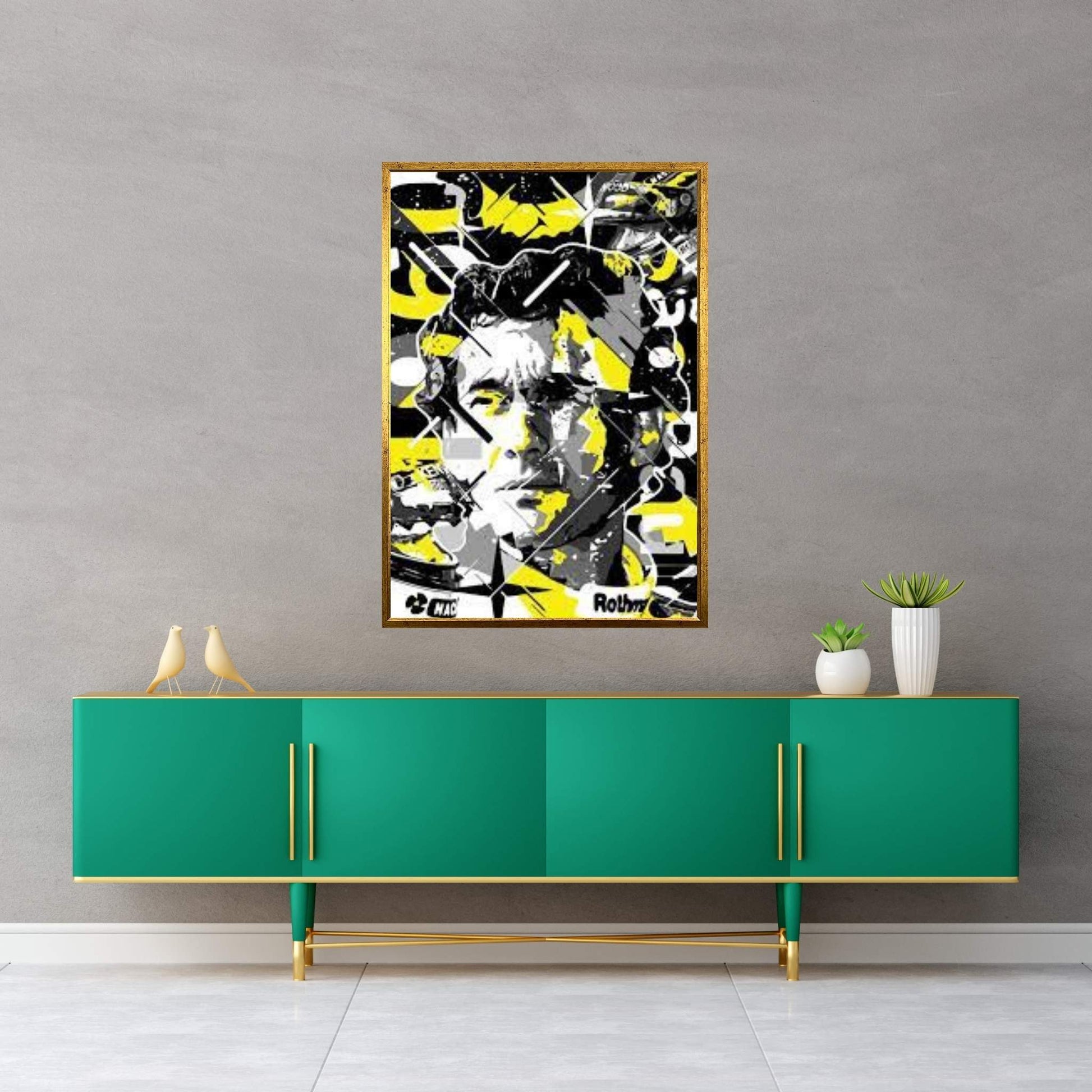 Senna Canvas Wall Art - Y Canvas