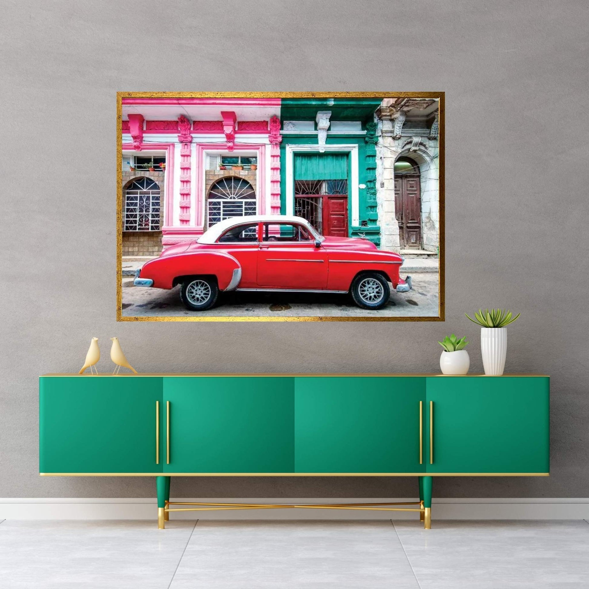Oldtimer, Old Havana III Canvas Wall Art - Y Canvas