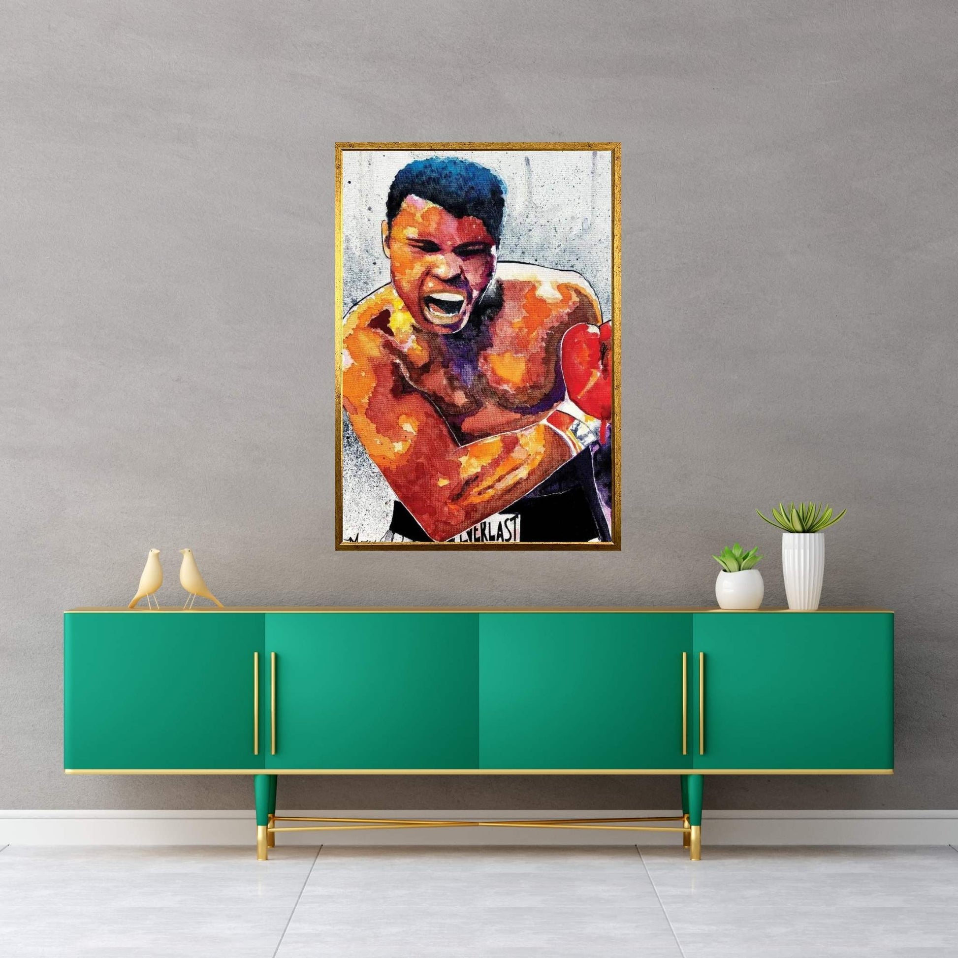 Muhammad Ali - The Greatest Canvas Wall Art - Y Canvas