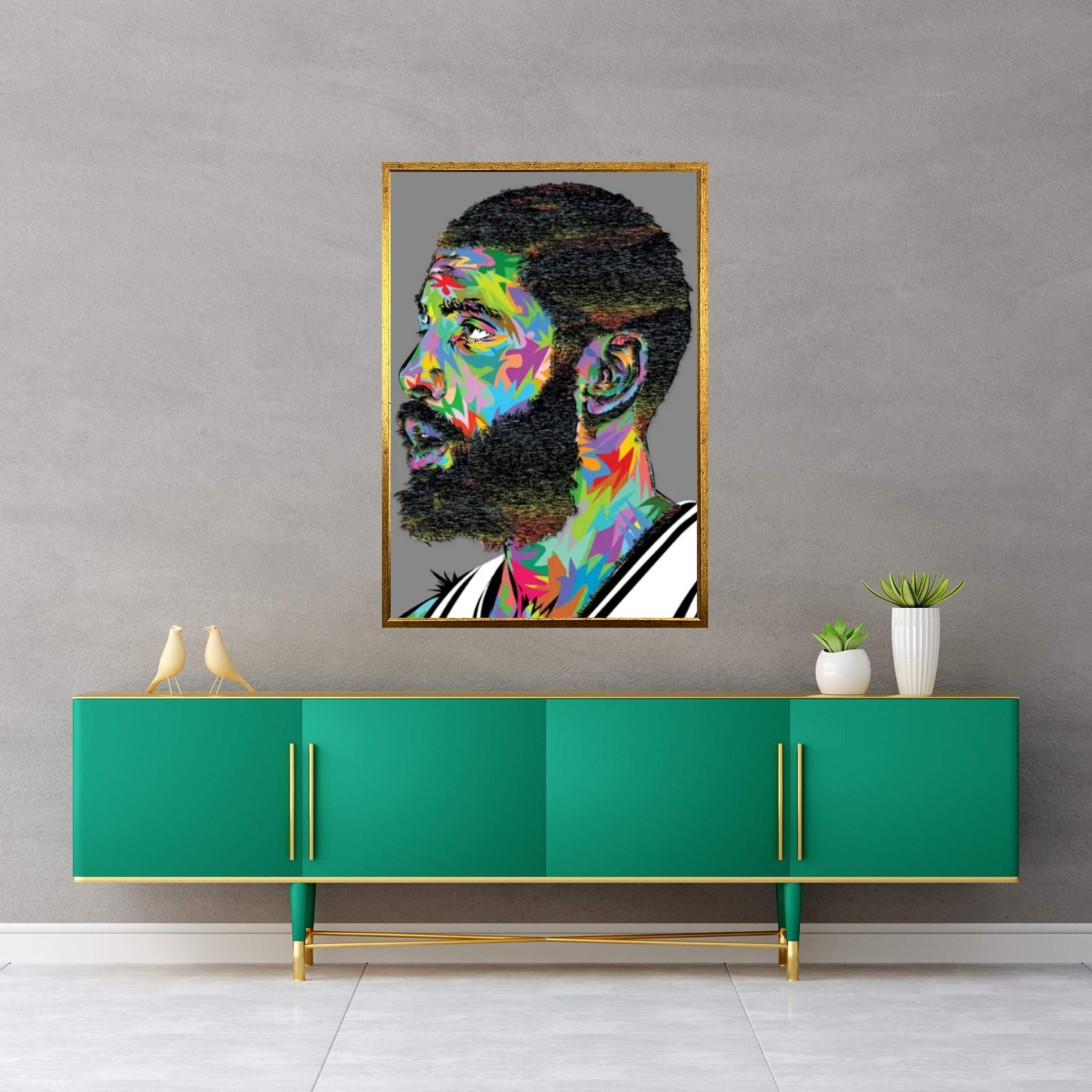 Kyrie Brooklyn 20201 Canvas Wall Art - Y Canvas