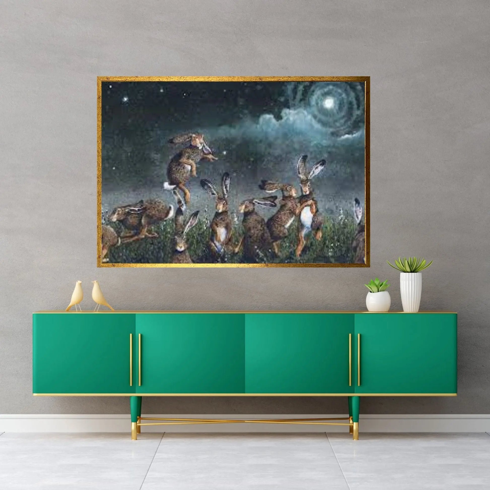 Moondance Canvas Wall Art - Y Canvas