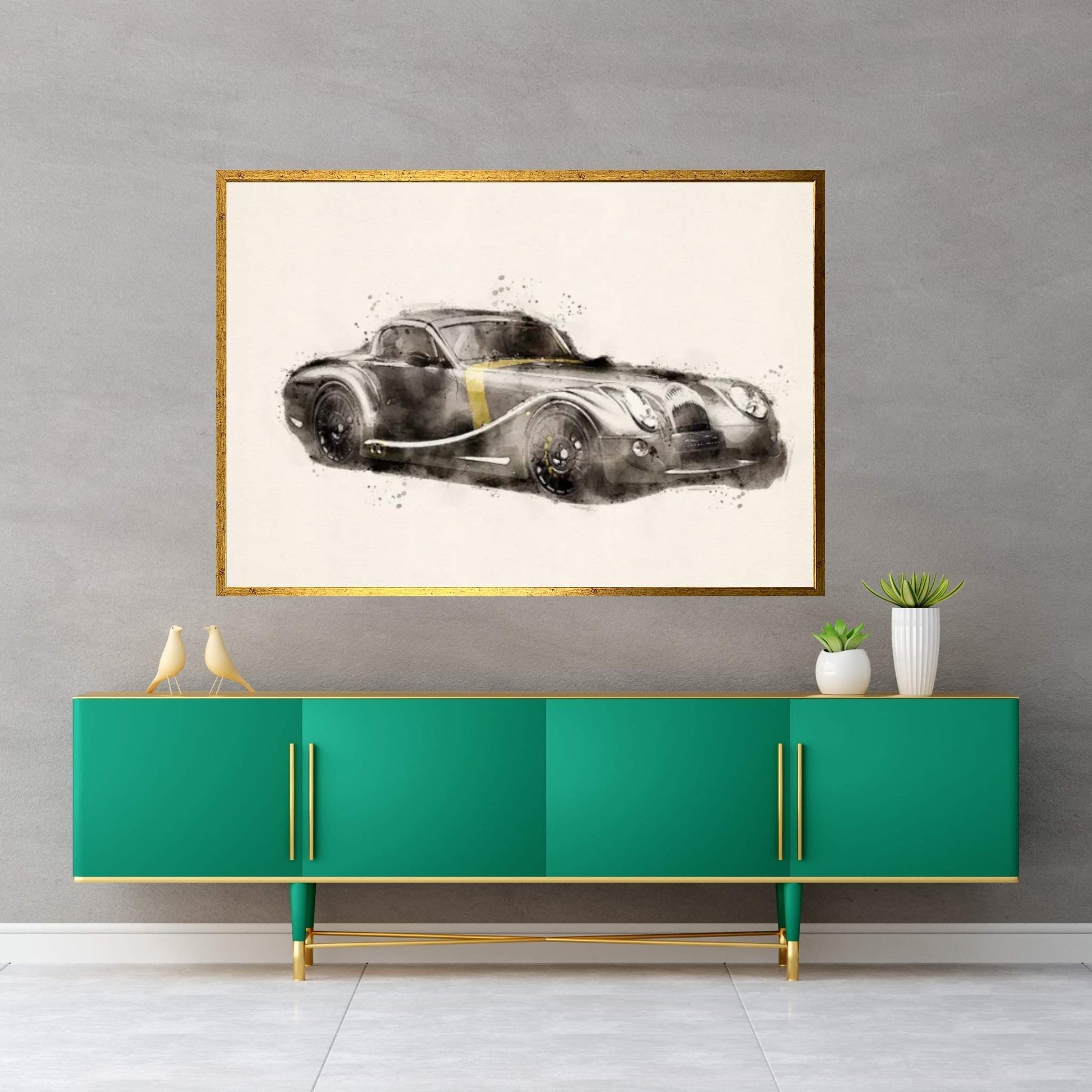 Morgan GT V II Canvas Wall Art - Y Canvas