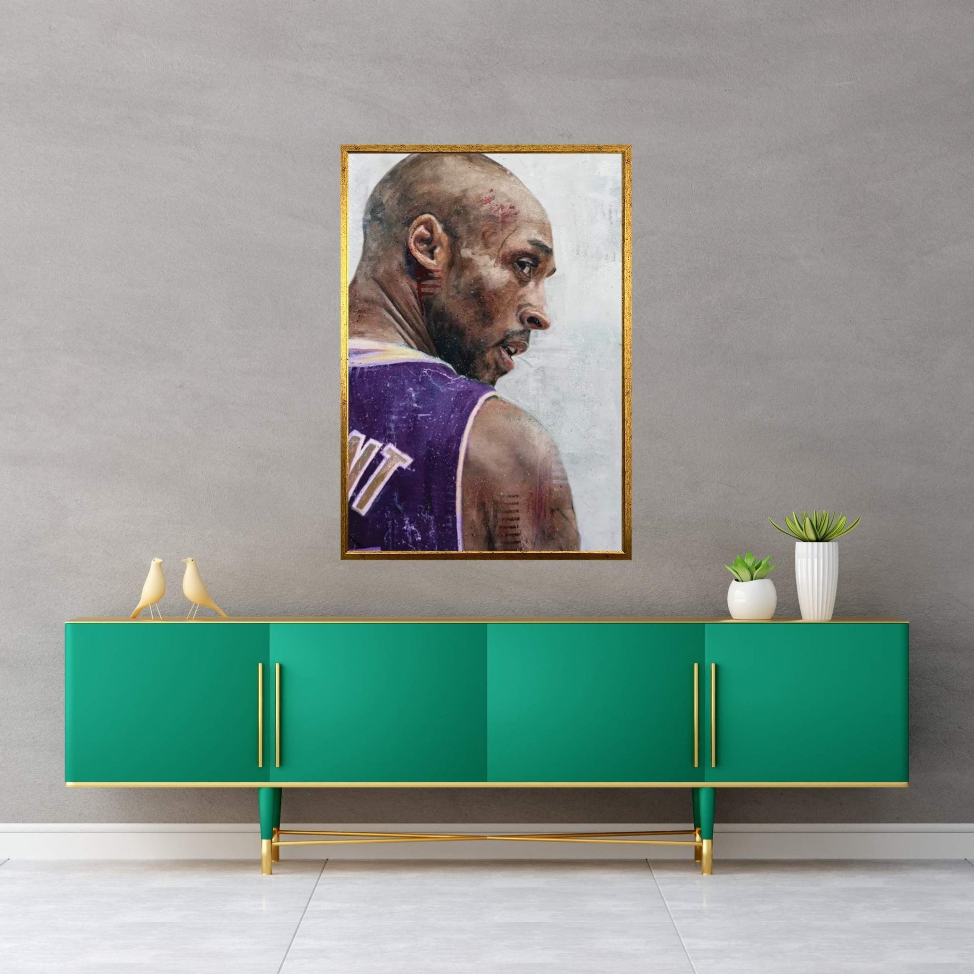 Kobe Canvas Wall Art - Y Canvas
