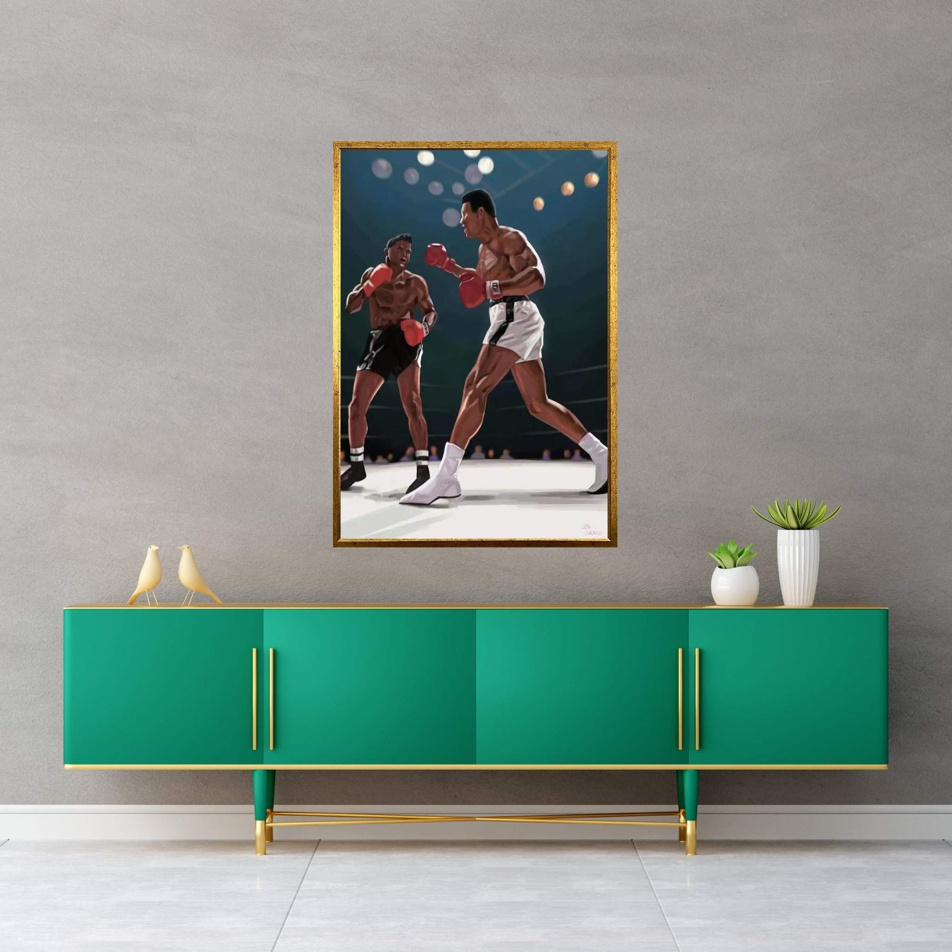 Ali Canvas Wall Art - Y Canvas