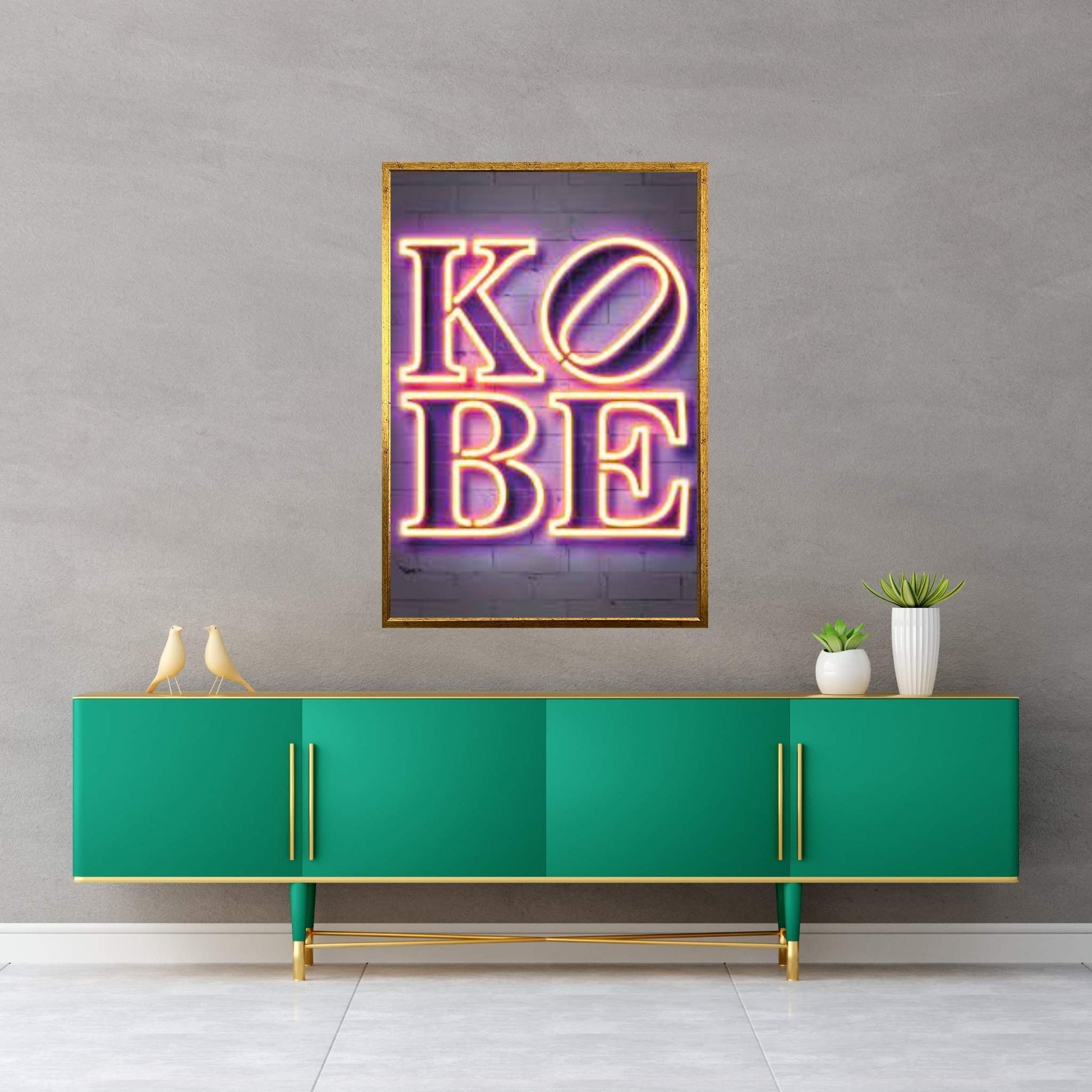 Love Kobe Canvas Wall Art - Y Canvas