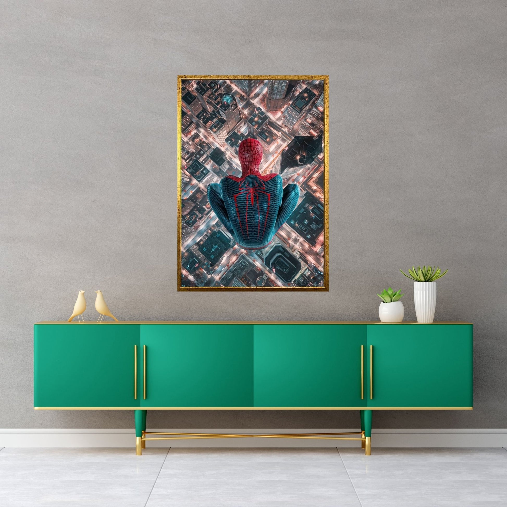 Spiderman Canvas Wall Art - Y Canvas